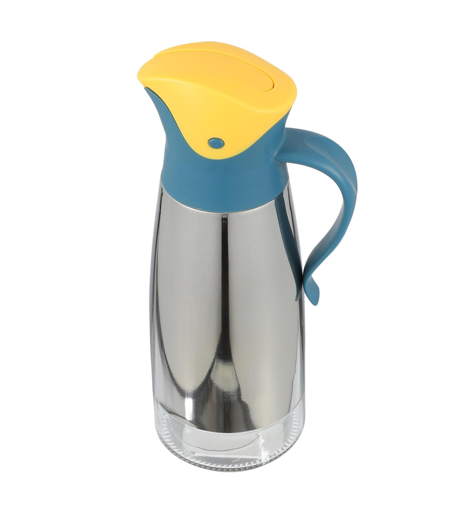 Milisten 2 Pcs Lecythus Large Capacity Oil Bottle Metal Oil Bottle Car Stickers Automatic Oil Bottle Soy Sauce Pot Metal Oil Cruet Olive Oil Condiment Oil Bottle Oil Rack Barbecue Glass 9X9CMx2pcs Yellowx2pcs - Buy Online on GoSupps.com
