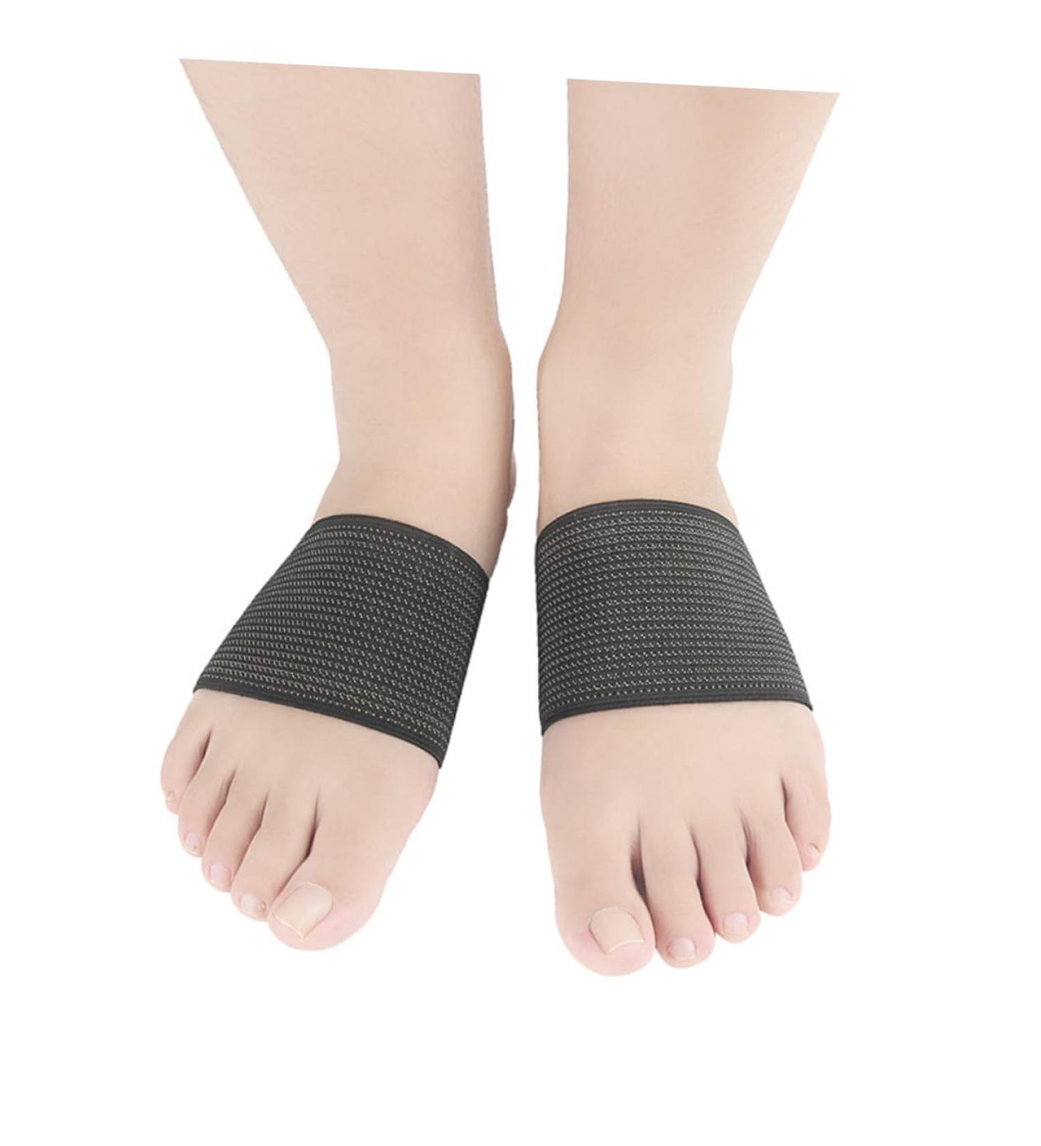 Healeved Sports Adhesive Tape - 1 Pair Support Wrap for Men & Women | Sole of Foot Relief Black - Buy Online on GoSupps.com