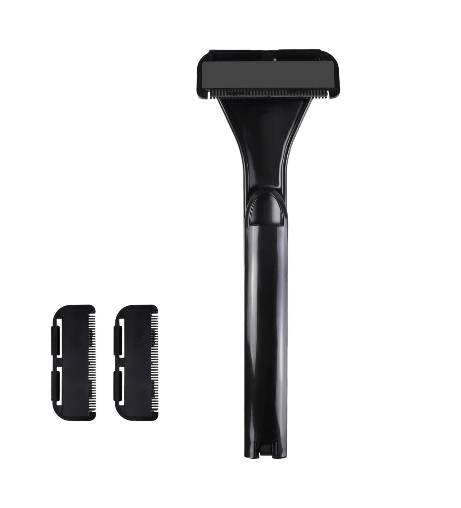 Xtauaguh Back Razor & Trimmer | Portable Body Shaver with Foldable Handle for Travel & Home | Wet/Dry Use - Buy Online on GoSupps.com