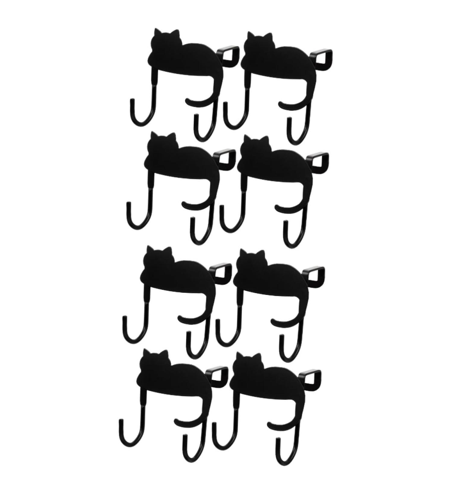 Alipis 8 Pcs Door Hook Metal Trim Cabinet Hooks Door Back Clothing Organizer Child Nail Wall Hanger - Buy Online on GoSupps.com