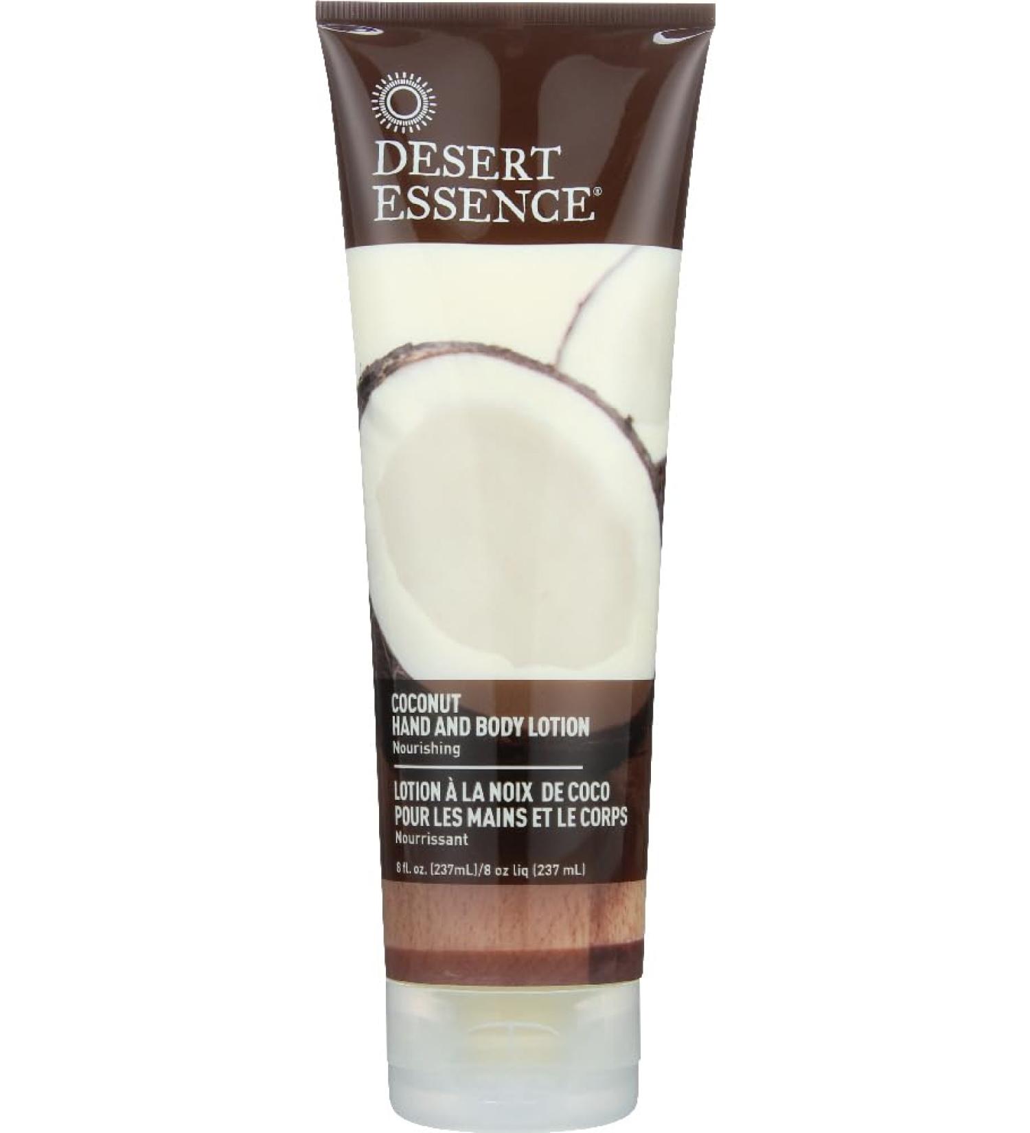 Desert Essence Coconut Hand & Body Lotion Nourishing Moisture for All Skin Types | Buy Online & Ship Internationally - Buy Online on GoSupps.com
