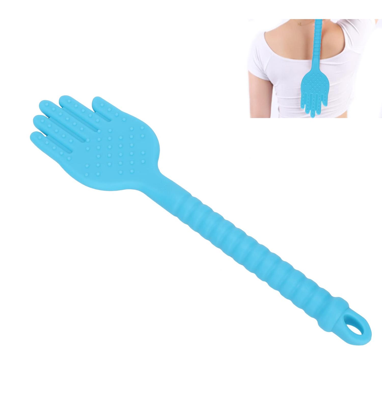 Body Massage Device - Silicone Scraping Patistick & Acupuncture Hammer for Relaxation | Neck Back Legs & Hips - Blue - Buy Online on GoSupps.com