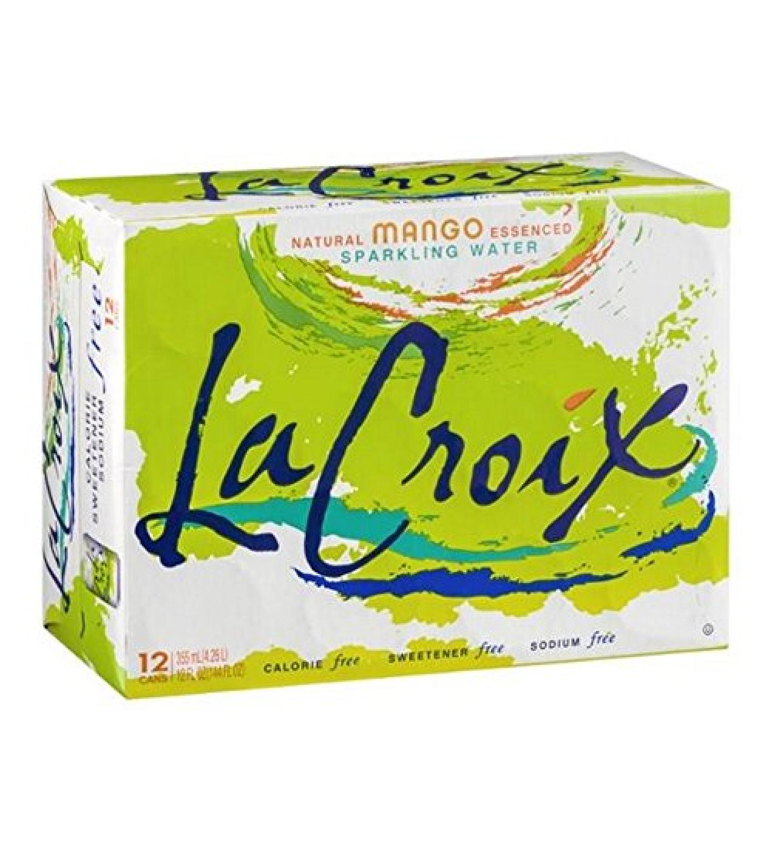 Lacroix Sprklng WTR Mango Can Pack of 2 Size - 12/12 FZ Quantity - 1 Case