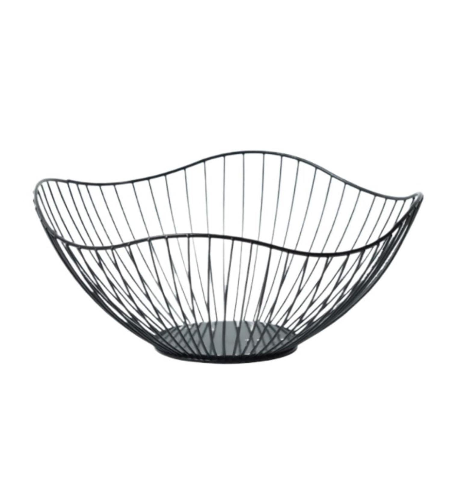 Fruit Basket Fruit Bowl Metal Wire Fruit Bowl Rounded Square Fruit Basket Fruit Stand Serving Bowls for Kitchen Counter Countertop Kitchen Organizers and Storage (Color : B Size : 27 * 11.5 * 10cm) - Buy Online on GoSupps.com