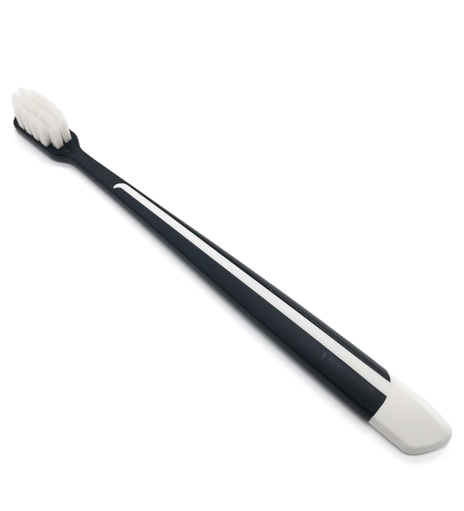 2024 New Black Soft Toothbrush - Medium Soft Bristle for Ultimate Dental Care | Single Piece Magic Feeling - Buy Online on GoSupps.com
