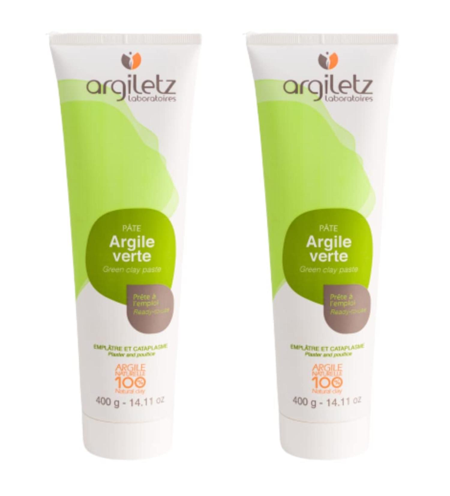 (ARCILIA) Argiletz - Green Clay - 2 Tubes 400 g - Ready to Use - Buy Online on GoSupps.com