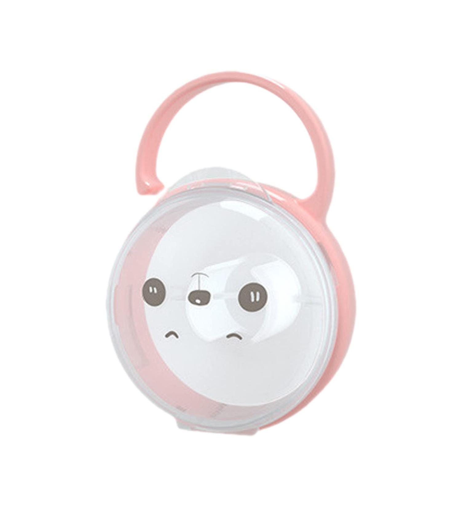 Pacifier Holder Case | Portable Storage Box for Newborns | Nipple Keeper Container | Travel & Outdoor Use - Rosa1 (1 Pack) - Buy Online on GoSupps.com