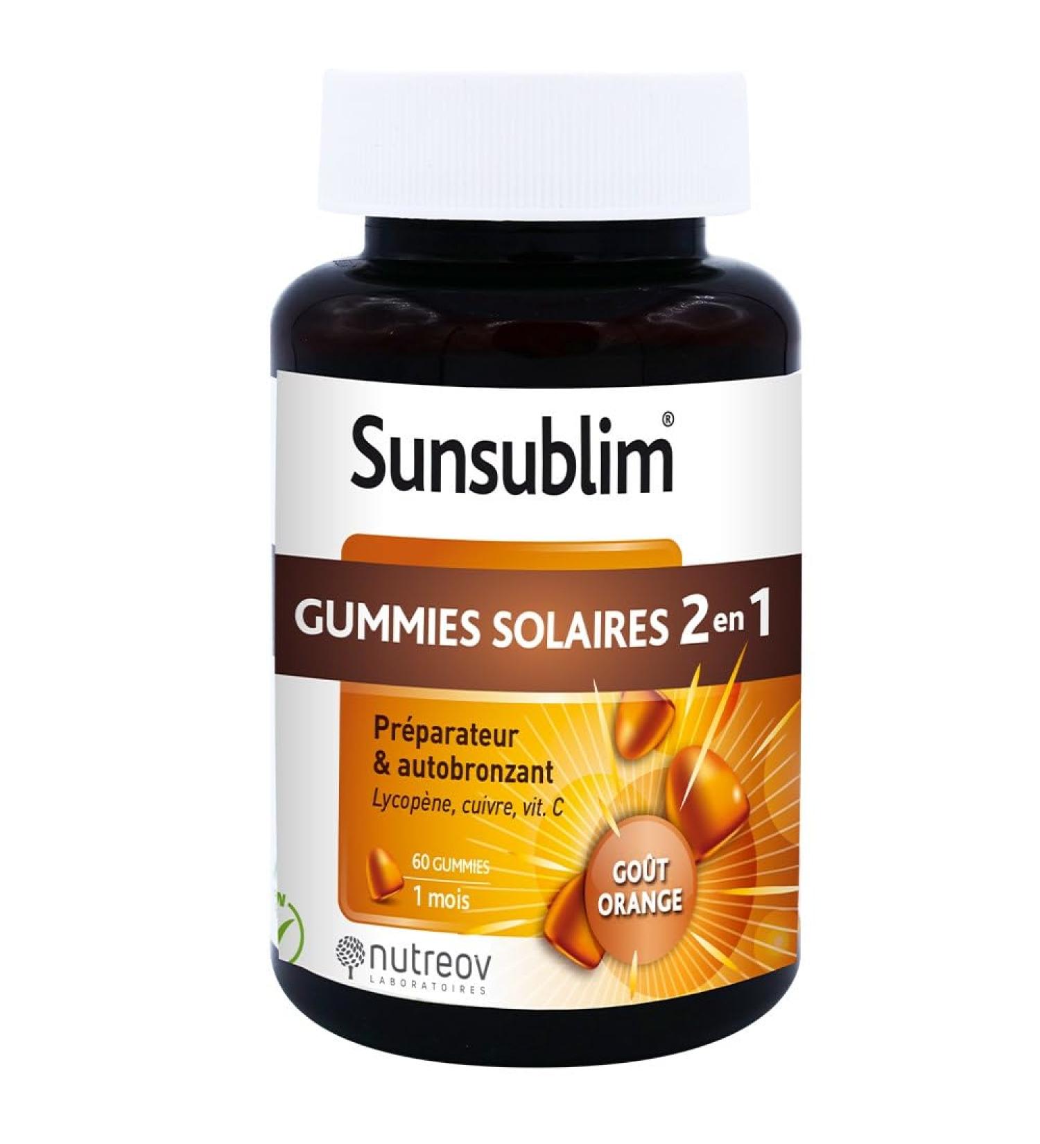 Nutreov Sunsublim 2-in-1 Solar Gummies 60 Gummies