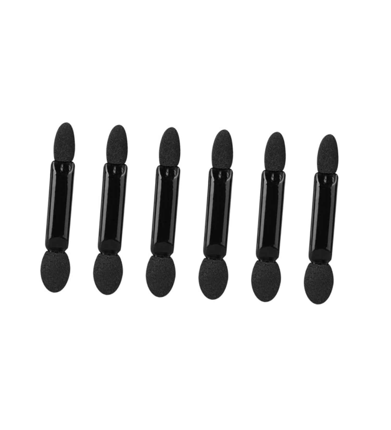 SOESFOUFU 50pcs Eye Shadow Applicator Eyeshadow Makeup Eyeshadow Brush Women Eyeshadow Brush Black - Buy Online on GoSupps.com
