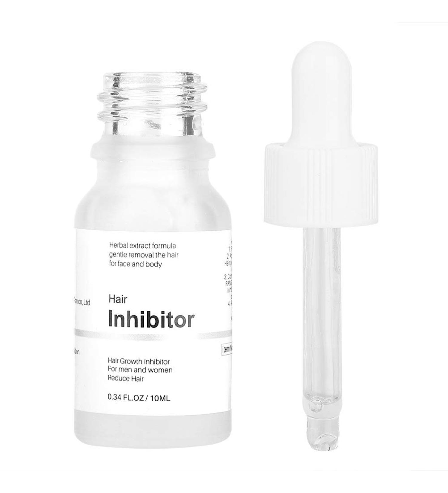  Alvinlite Hair Inhibitor Hair Regrowth Inhibitor Serum Hair Inhibitor Non-Irritant Permanent Hair Removal for Face Arms Legs Underarms Makes Your Skin Smooth (10ml) - Buy Online on GoSupps.com