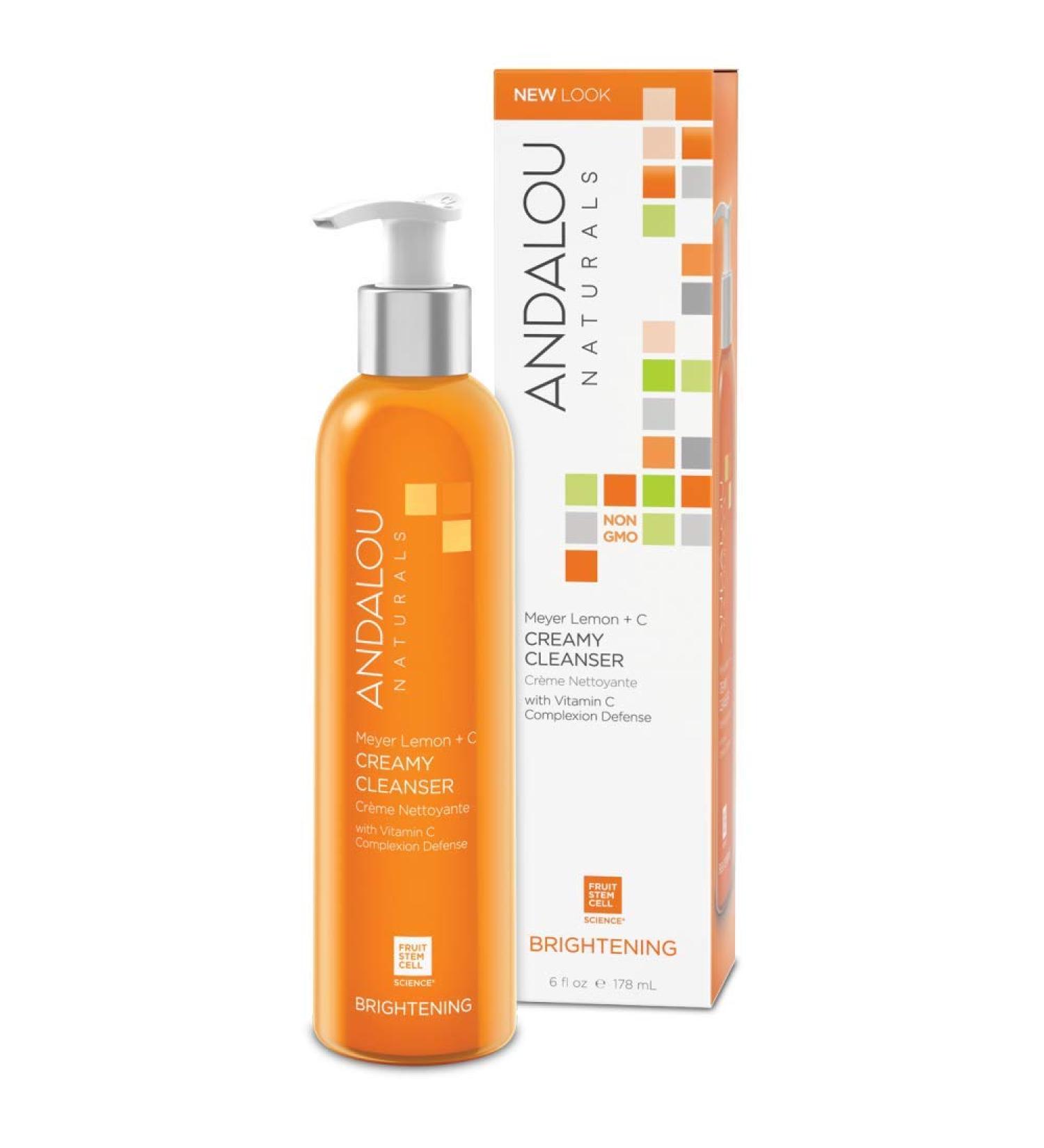 Andalou Naturals Cleanser Crmy Meyer Lemon