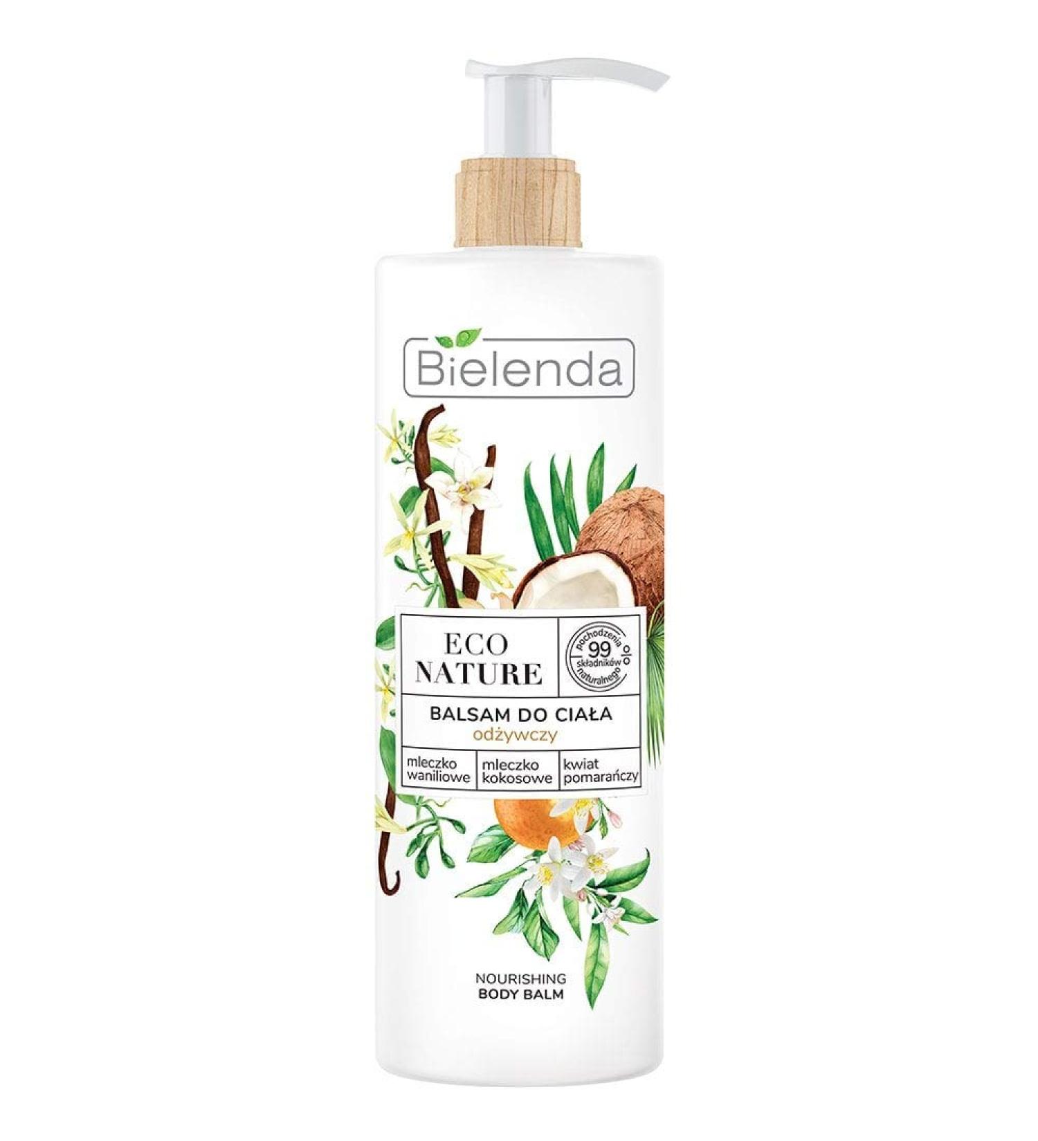 Bielenda Eco Nature - Vanilla Milk + Coconut Milk + Orange Blossom - Balm Right to Body 400 Ml