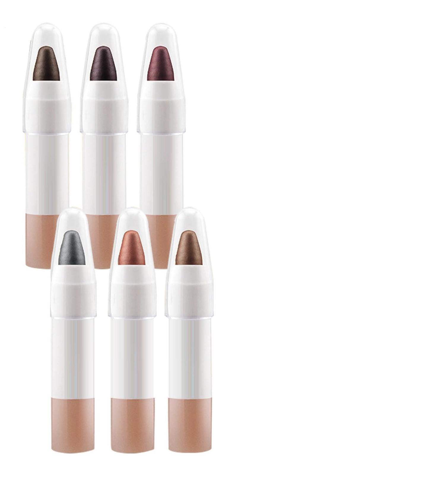  MLqkpwy Eyeshadow sticks cream eyeshadow stick eyeliner pencil | 6 colors of shimmering highlighter with long-lasting glitter for professional application - Buy Online on GoSupps.com