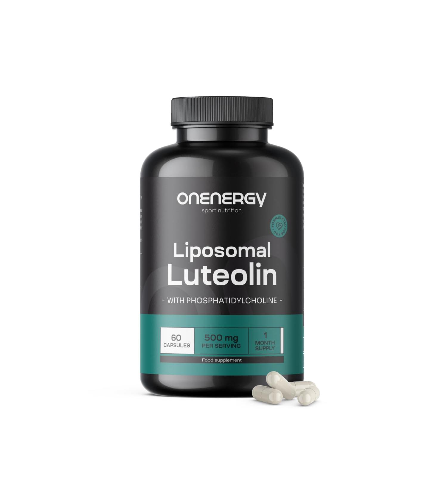 Be Healthy Group doo Liposomal Luteolin 500 mg 60 Vegetable Capsules Natural Flavonoid Excellent Absorption and Effectiveness With Added Phosphatidylcholine Daily Support - Buy Online on GoSupps.com