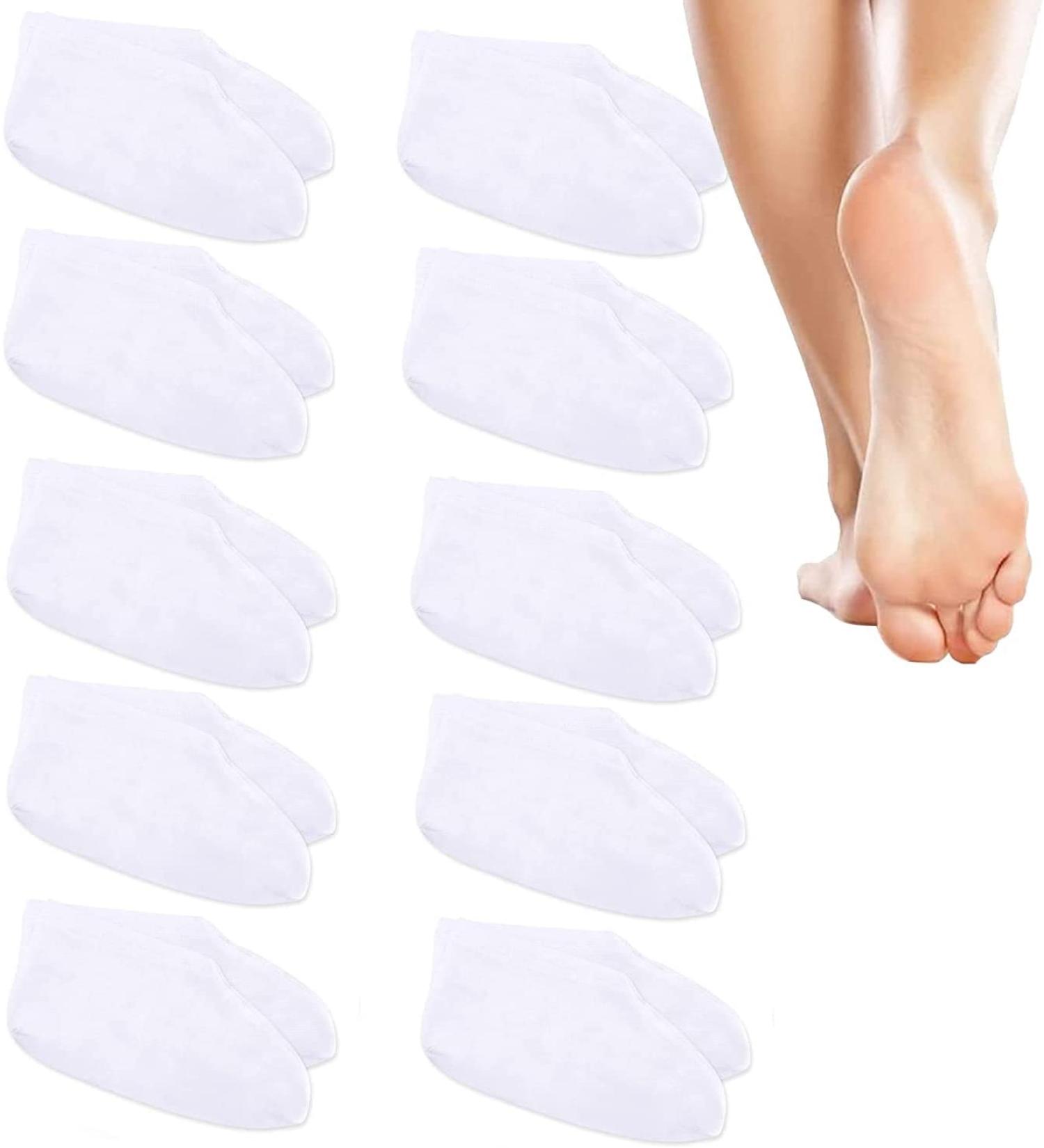 Overnight Moisturizing Socks | Premium Cotton | Dry Skin Spa Therapy | 10 Pairs - Buy Online on GoSupps.com