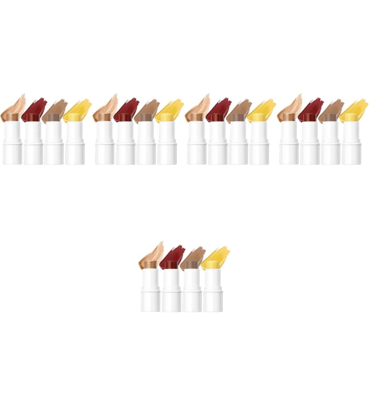 Beavorty 5 Sets Contour Stick Cream Highlighter Contouring Stick Neopentyl Di(ethylhexanoate) Ester - Buy Online on GoSupps.com