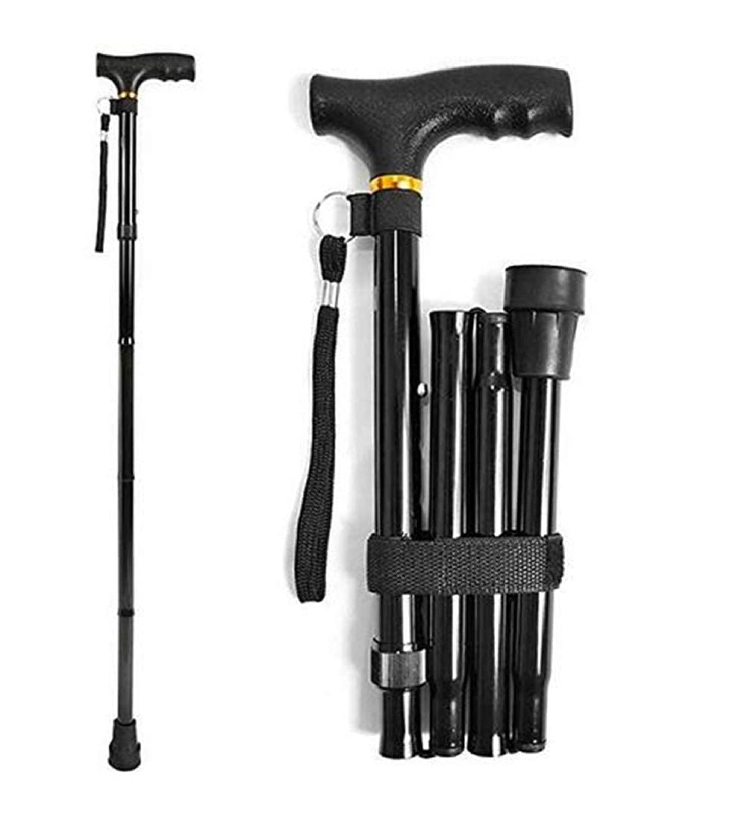 Canes Walking Sticks Folding Cane Walking Cane for Men Women Portable Balancing Mobility Aid Adjustable Collapsible Comfortable T Handles Star of Light - Buy Online on GoSupps.com