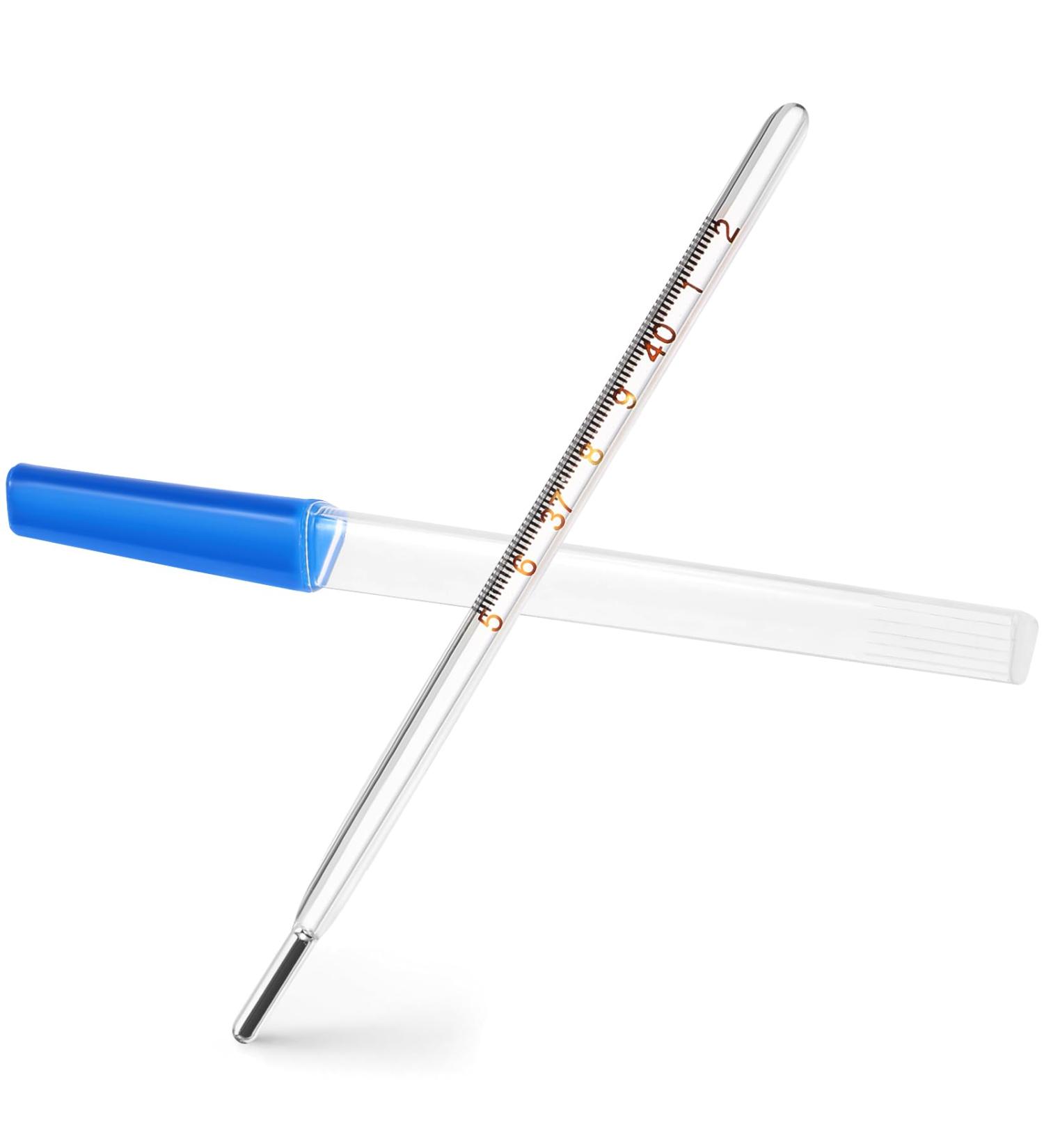 MAGICLULU Glass Oral Thermometer for Adults - Fast Reading Fever Indicator Single Scale - Accurate Armpit Temperature Measurement - Buy Online on GoSupps.com