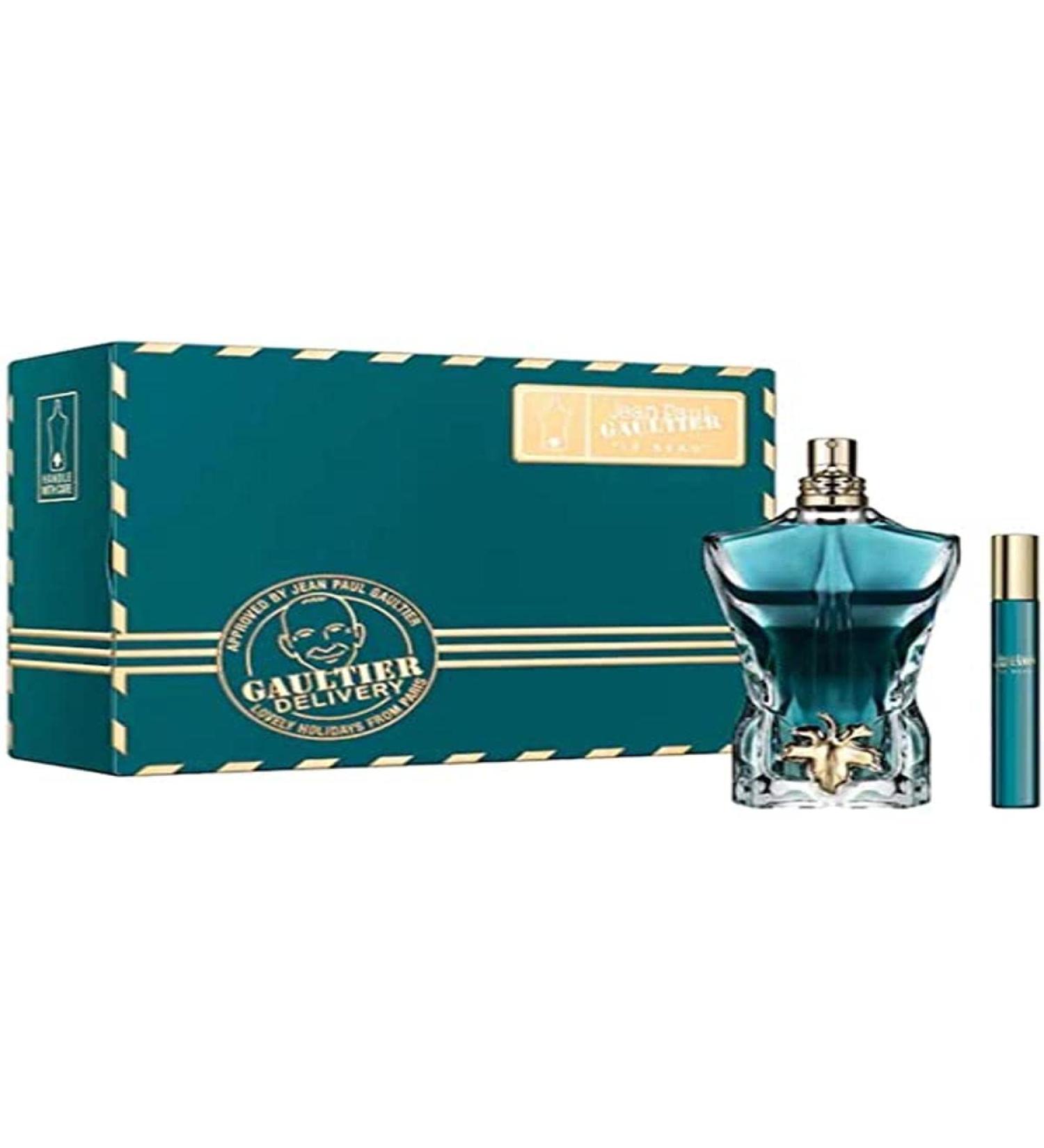 Jean Paul Gaultier Le Beau Men's 2-Piece Set - 4.2 oz EDT Spray + 0.34 oz EDT Spray - 4.54 Fl Oz - Buy Online on GoSupps.com