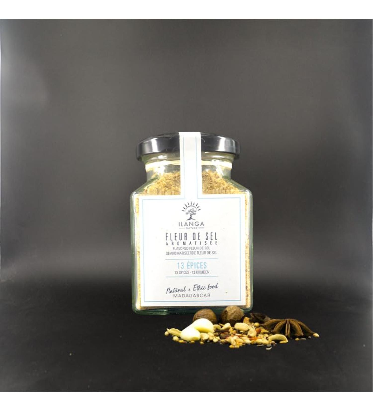 Fleur de sel 13 spices 175g - Ilanga Nature - Madagascar - Buy Online on GoSupps.com