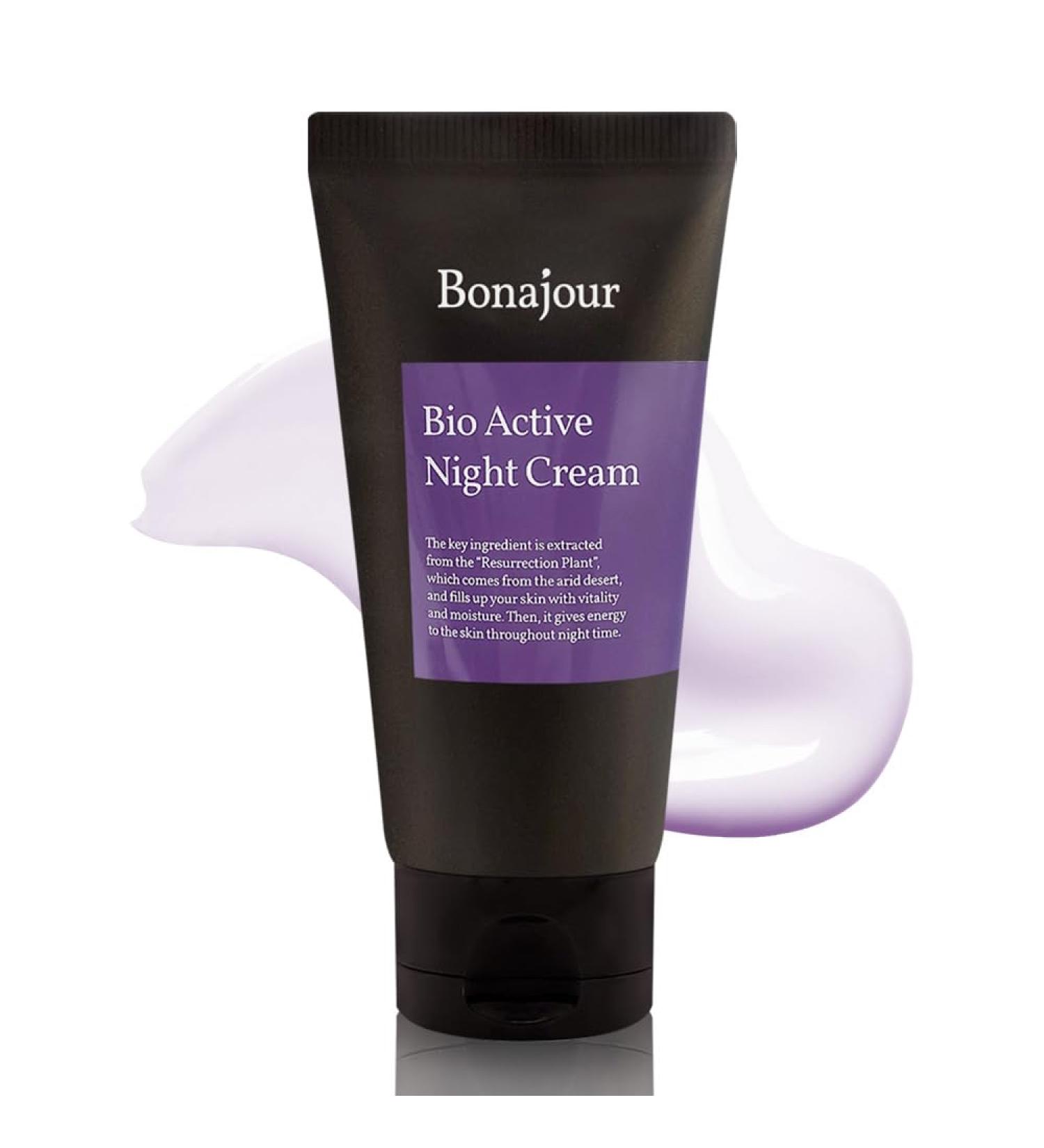 Vegan Resurrection Plant Water Sleeping Mask | Bonajour - Hydrating Night Cream & Face Mask for Renewal | 2.8 Fl. Oz - Vegan Skincare - Buy Online on GoSupps.com