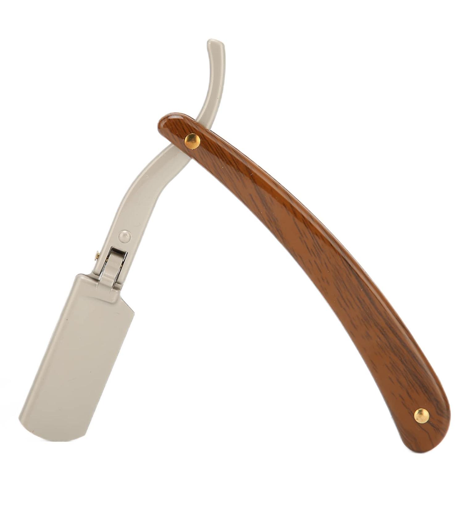 Professional Barber Straight Edge Razor for Men - Durable Plastic Zinc Alloy Razor for Precision Shaving - International Shipping - Buy Online on GoSupps.com