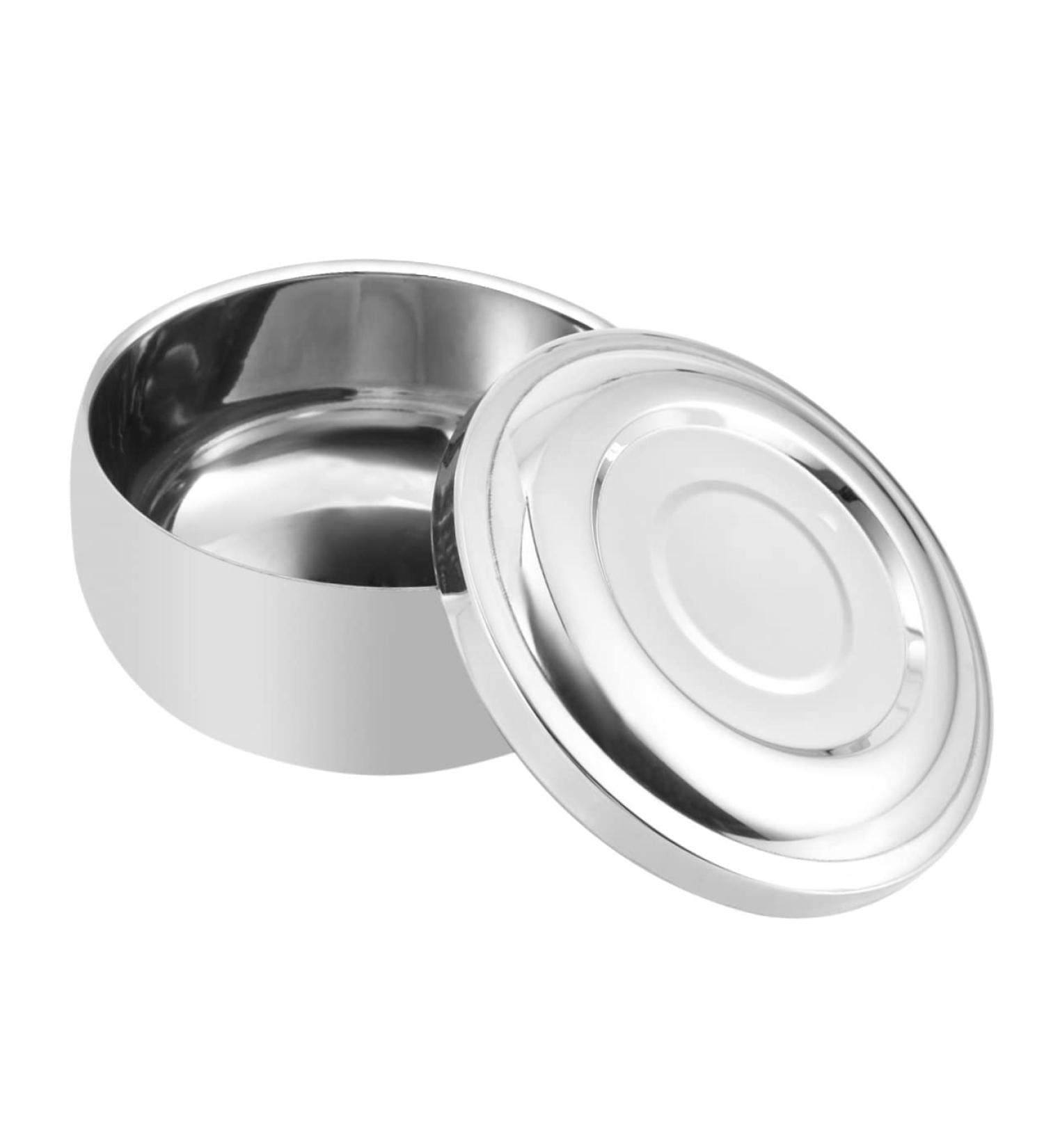 Fomiyes Bamboo Shaving Soap Bowl - Wooden Container with Lid for Foam & Soap | Eco-Friendly Shaving Solution - Buy Online on GoSupps.com