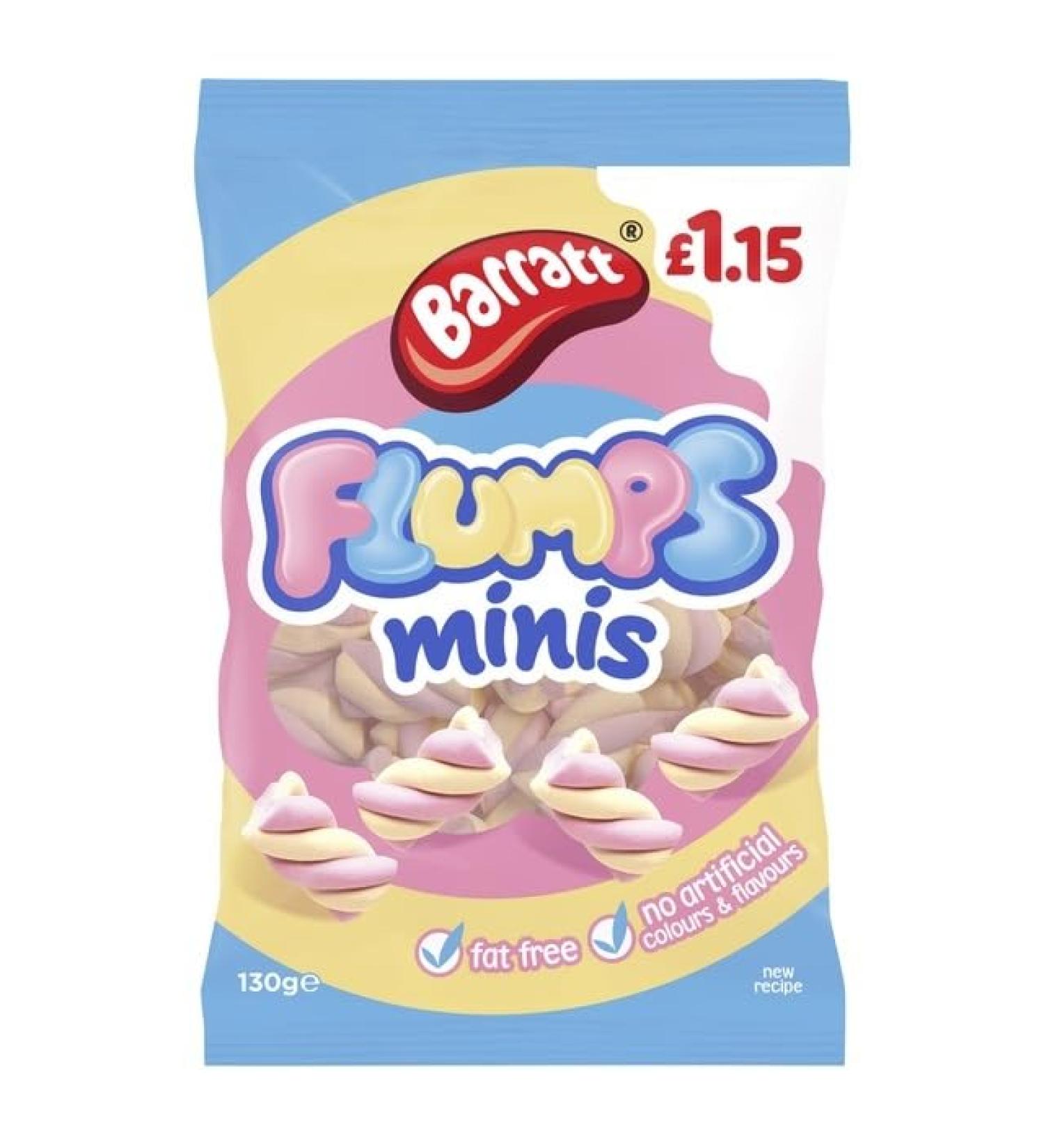 Barratt Flumps Minis Squishy Mallows 12 x 130g PMP