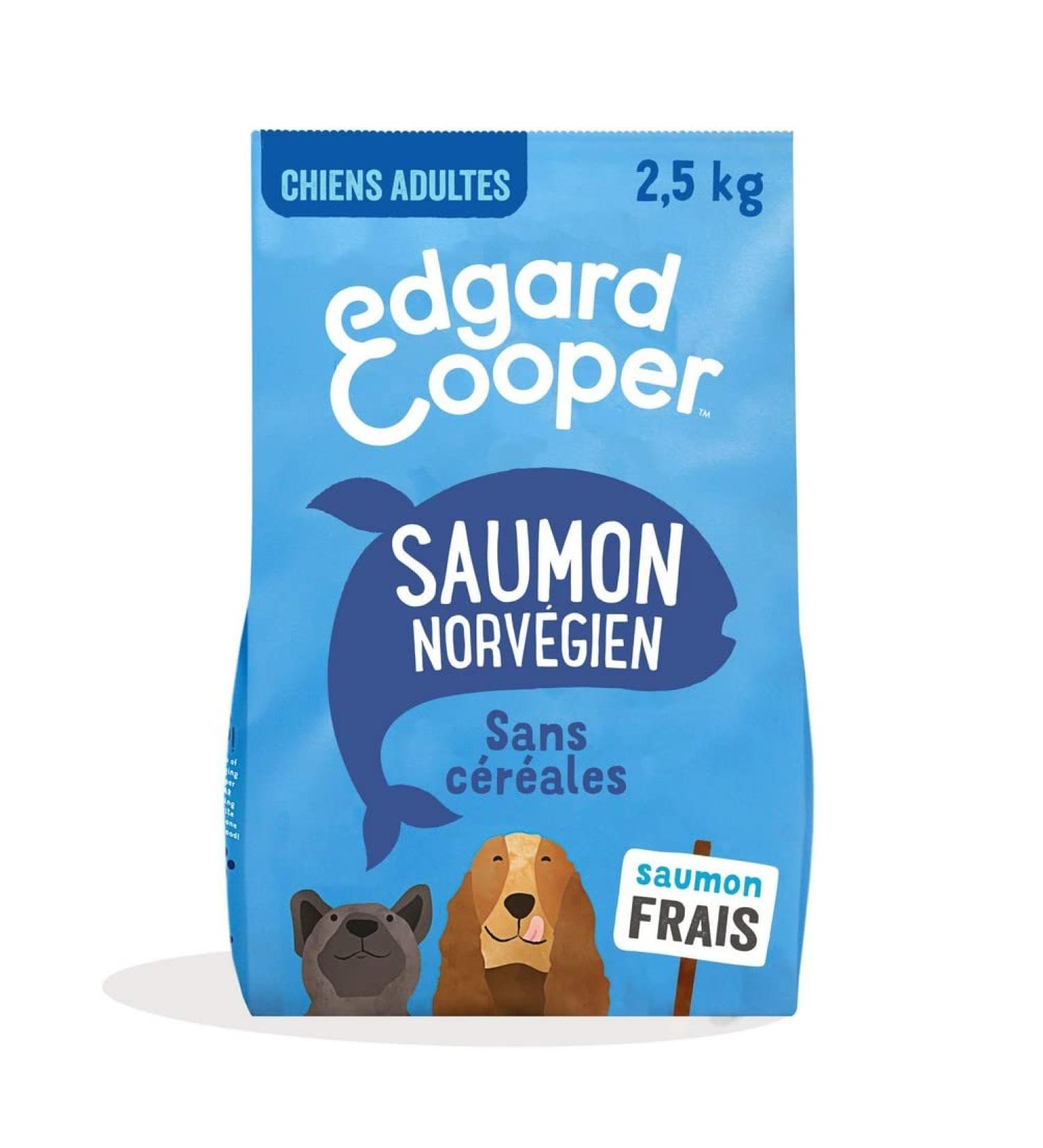 Edgard & Cooper Dog Food (Fresh Salmon 2.5kg) Grain Free Fresh Meat & Fish & Quality Protein Real Ingredients for Dogs Hypoallergenic No Added Sugars - Buy Online on GoSupps.com