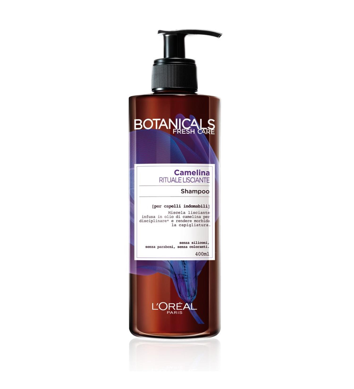 L'Or al Paris Botanicals Camelina Ritual Lisciante Shampoo 400ml - Smooth & Nourish Hair | International Shipping Available - Buy Online on GoSupps.com