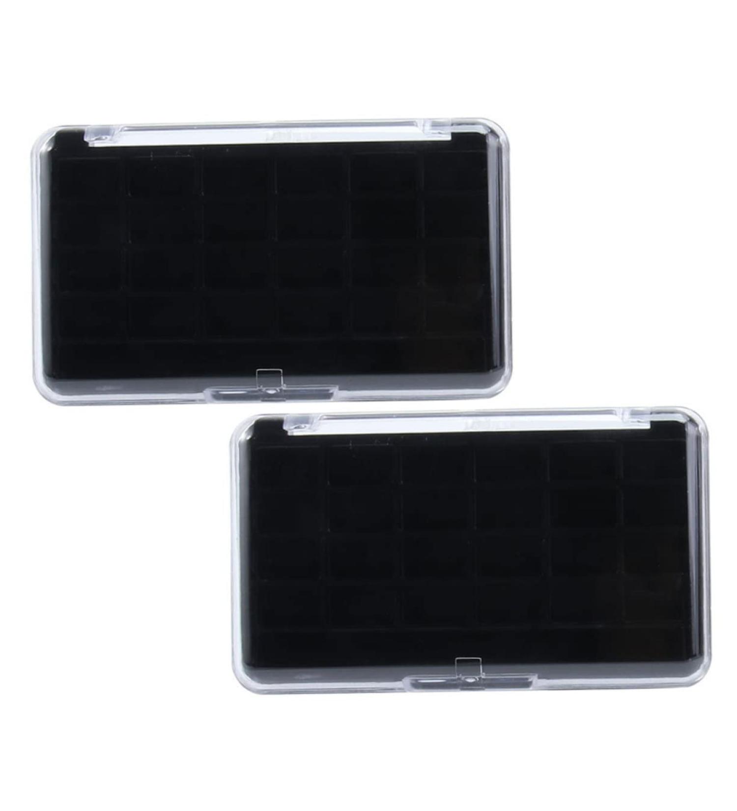 FOMIYES 4 Pcs 24 Empty Eye Shadow Box Eyeshadow Lipstick Plastic Case Cosmetic Case Magnetic Lipstick Box 11.5x6.7cmx2pcs As Shownx2pcs - Buy Online on GoSupps.com