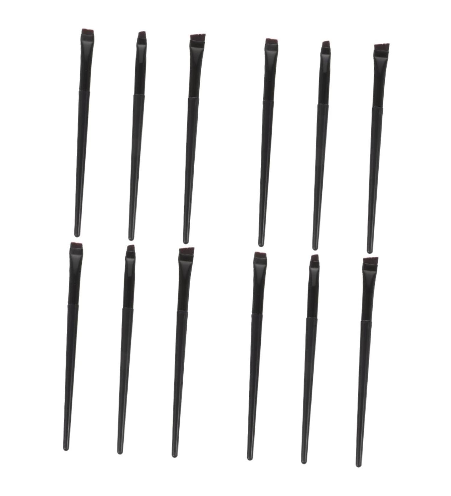 FRCOLOR 12 Pcs Eyeliner Brush Set | Eyebrow & Flat Liner Makeup Tools for Perfect Eyeliner & Lashes - Buy Online on GoSupps.com