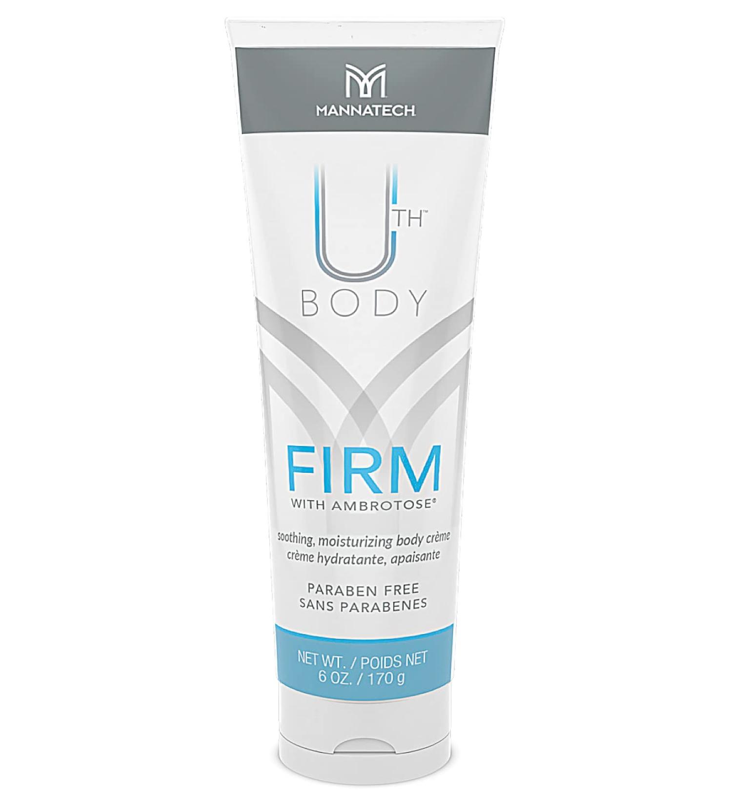 Mannatech Firming Body Cream with Ambrotose 6oz - Hydrating Moisturizer for Dry Skin | Refresh, Hydrate, and Soften Skin | Paraben-Free Formula for All Skin Types - Buy Online on GoSupps.com