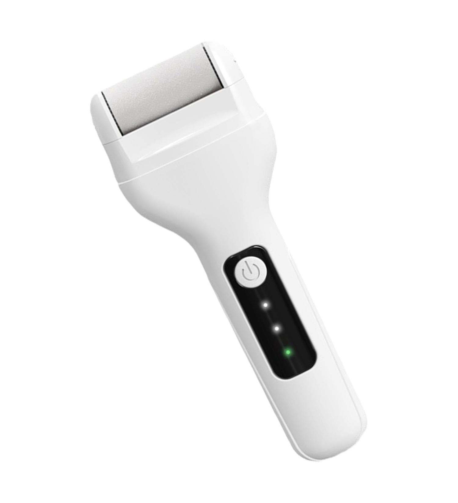 Electric Foot File | Rechargeable Skin-Friendly Foot Scrubber Dead Skin Remover - Automatic Powerful Heel Scraper for Cracked Heels Feet Hard Cracked Dry - Buy Online on GoSupps.com