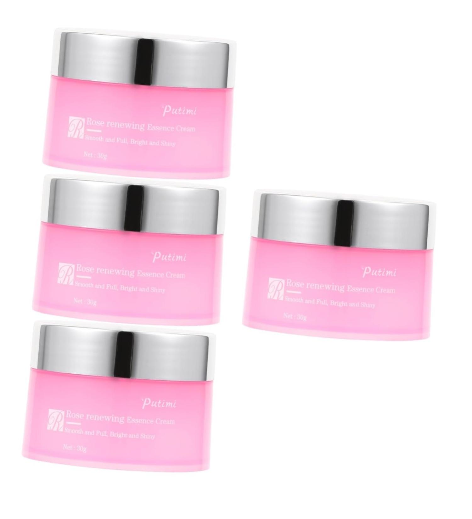 FRCOLOR 4 Pcs Rose Essence Cream Set Anti-Aging Moisturizing & Wrinkle Repair Face Neck & Eye Creams for Women - Shop Now - Buy Online on GoSupps.com
