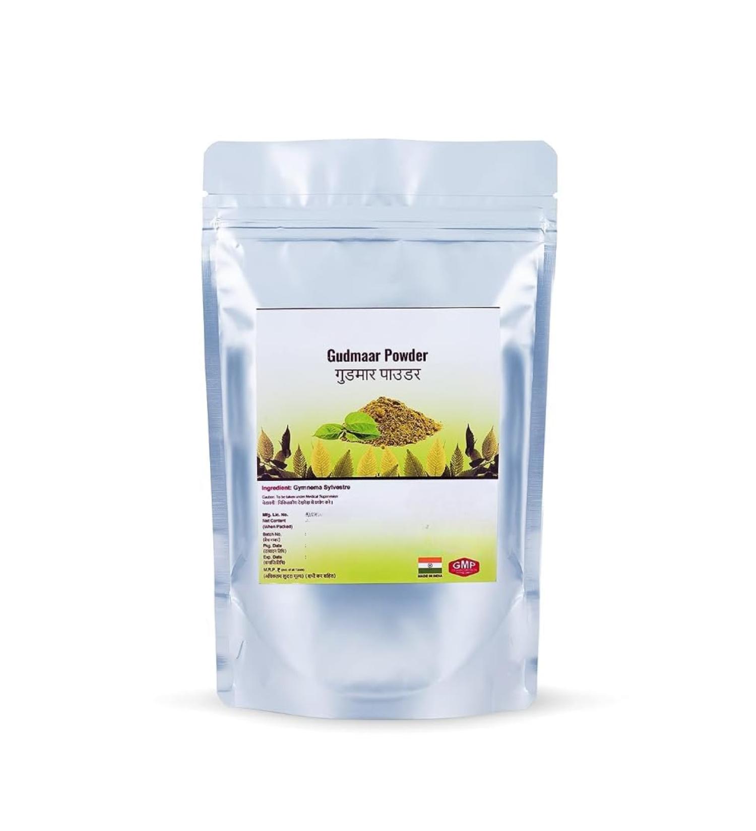 Gurmar Powder Gymnema sylvestre Sirukurinjan Powder Good for Madhunashini No preservatives Added -100 gm - Buy Online on GoSupps.com