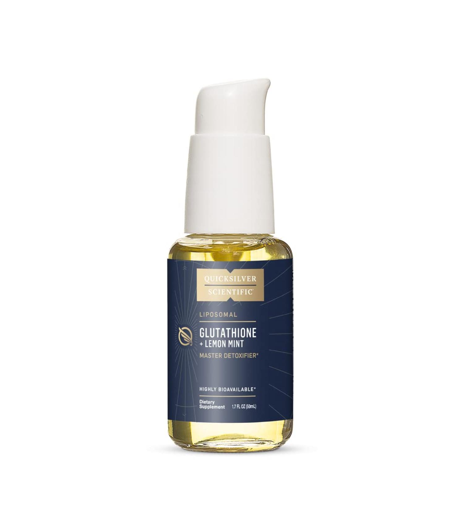 Quicksilver Scientific Liposomal Glutathione 100mg - Detox & Immune Support - 1.7 fl oz - Buy Online on GoSupps.com