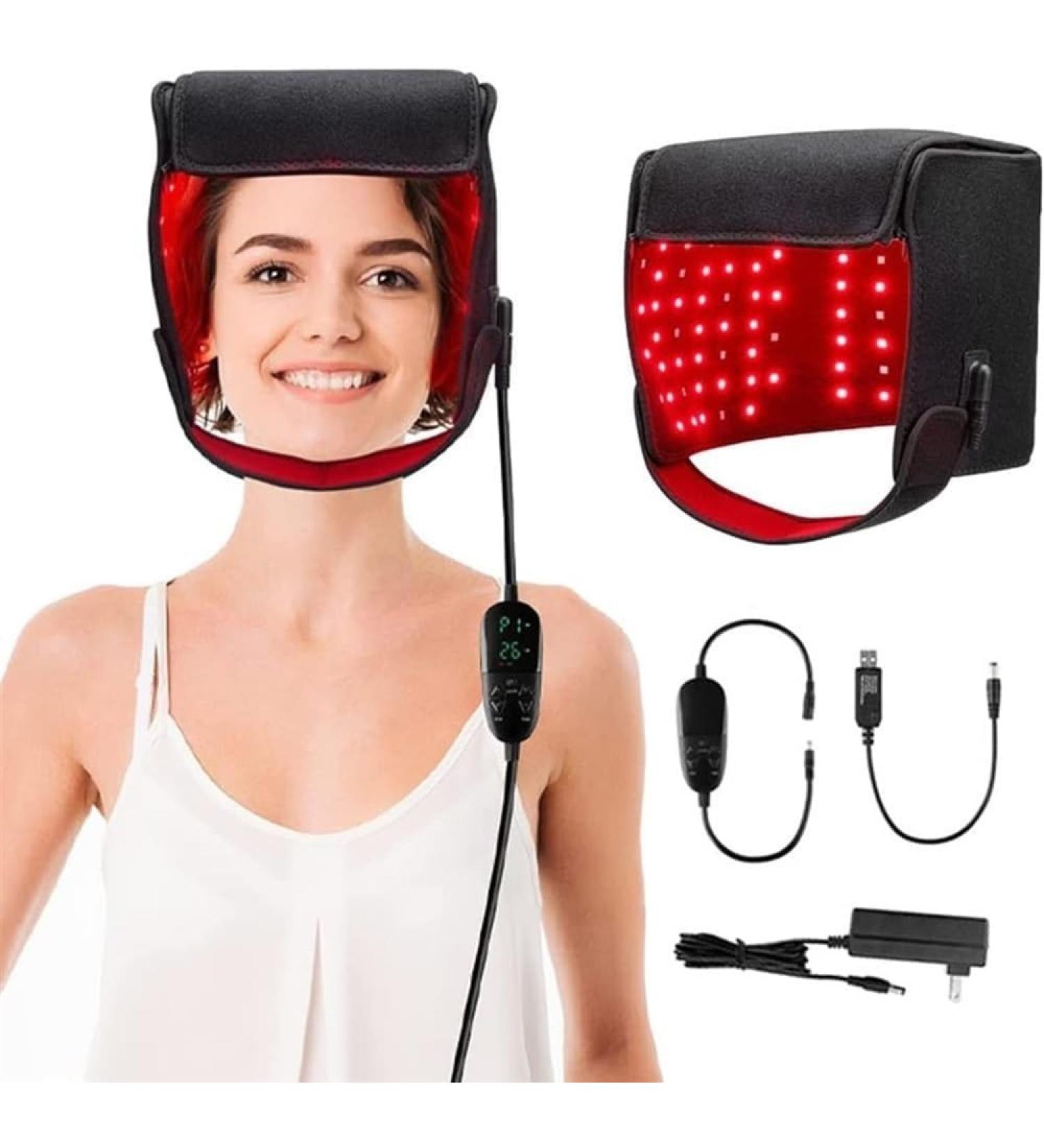 Bonnet De Phototh rapie - 215 LED 660 Nm Et 850 Nm Appareil De Traitement LED Proche Infrarouge - Utilis pour La Perte De Cheveux pour Favoriser La Repousse Rapide des Cheveux - Buy Online on GoSupps.com
