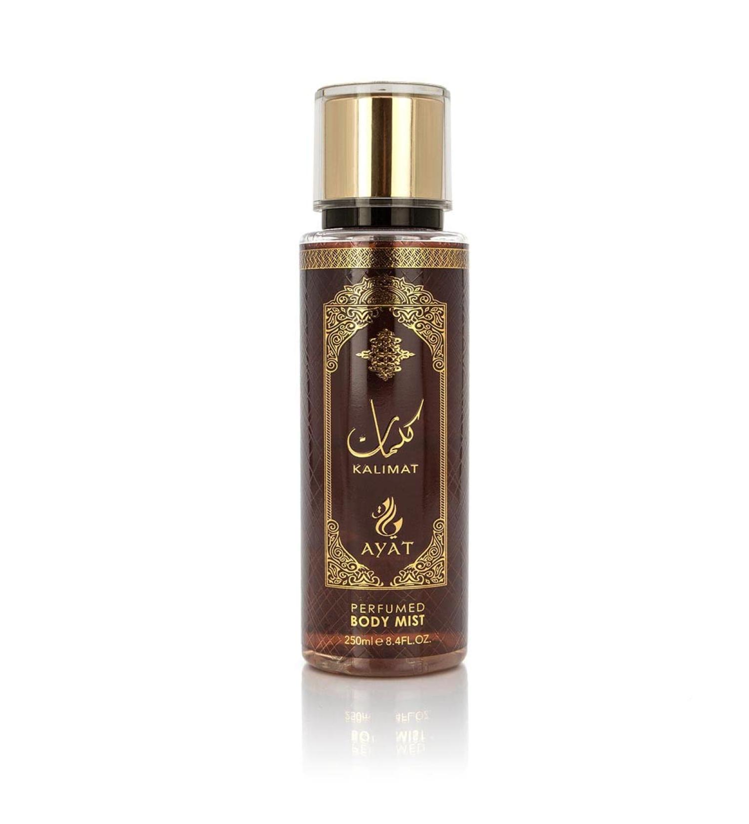AYAT PERFUMES - Perfumed Mist 250ml - Body Mist with Oriental Scents - Arabian Fragrance For Men and Women - Made in Dubai (Kalimat) - Buy Online on GoSupps.com