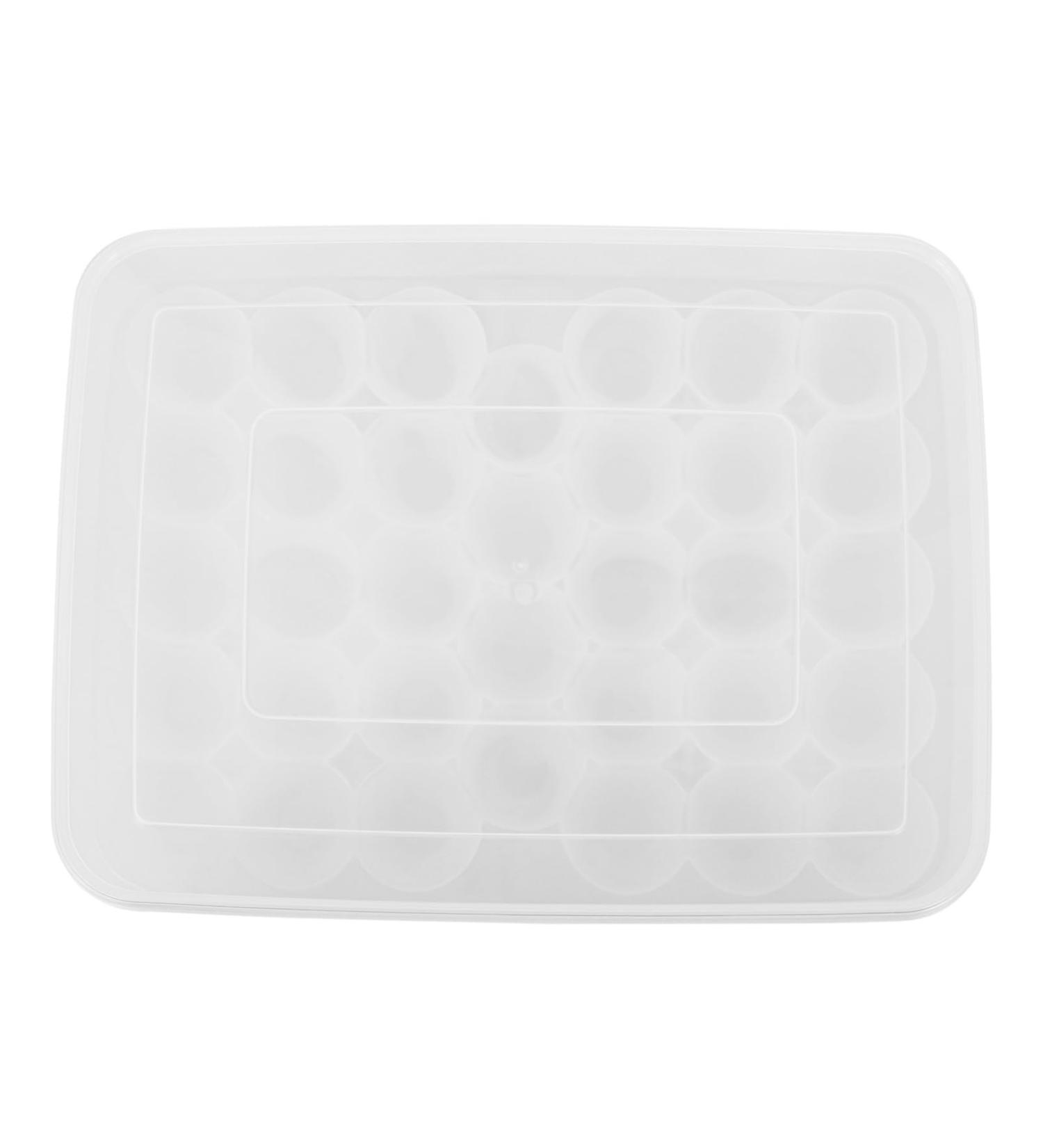 34 Egg Preservation Box Plastic Container Fridge Egg Bin Kitchen Egg Holder Refrigerator re-usable - Buy Online on GoSupps.com