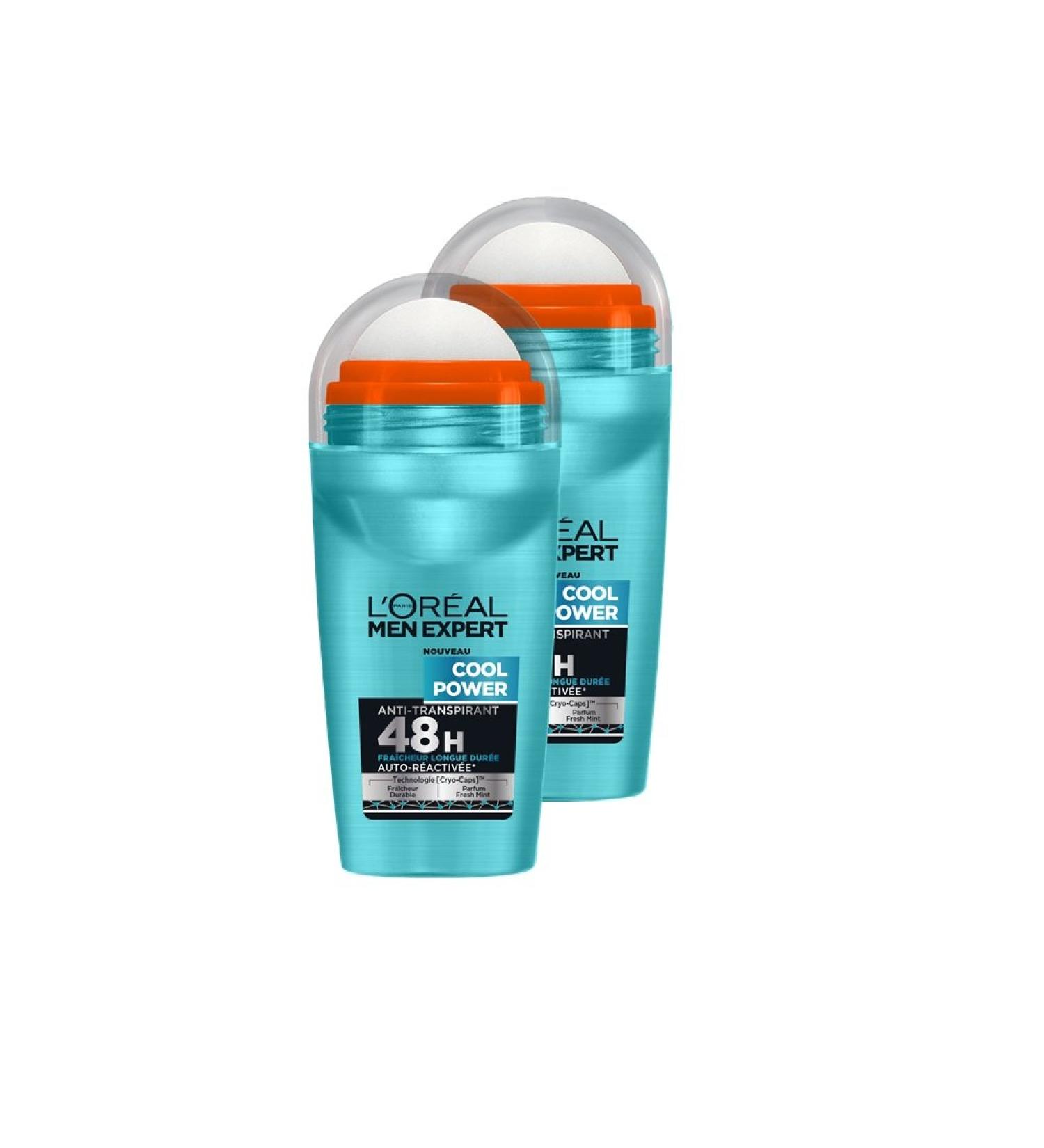 L'Oreal Paris Men Expert L'Or al Men Expert Cool Power Men's Ballpoint Deodorant - Pack of 2