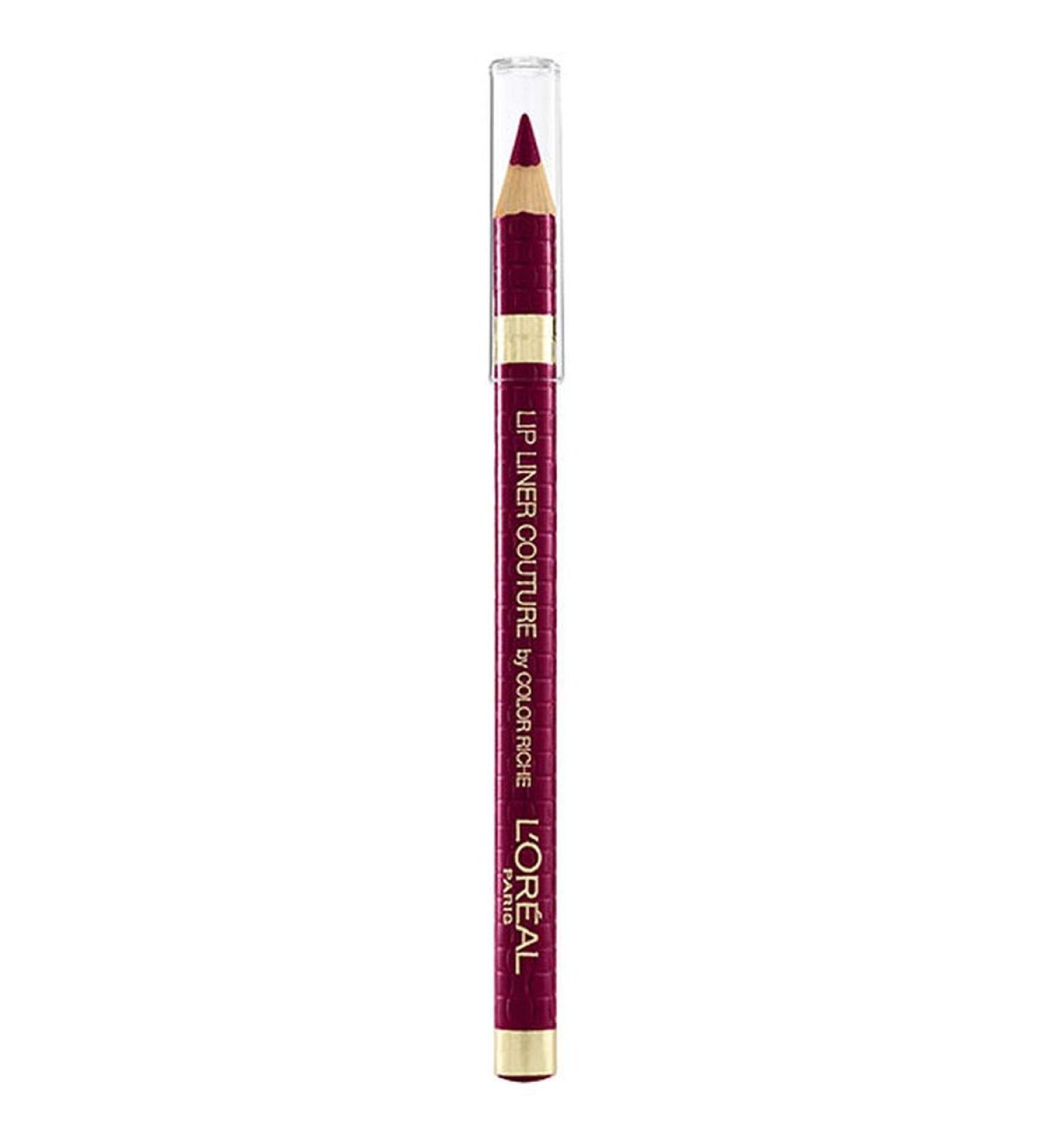 L'Oreal Paris Color Riche Lipliner Couture 374 Intense Plum - 1 Count - Buy Online on GoSupps.com