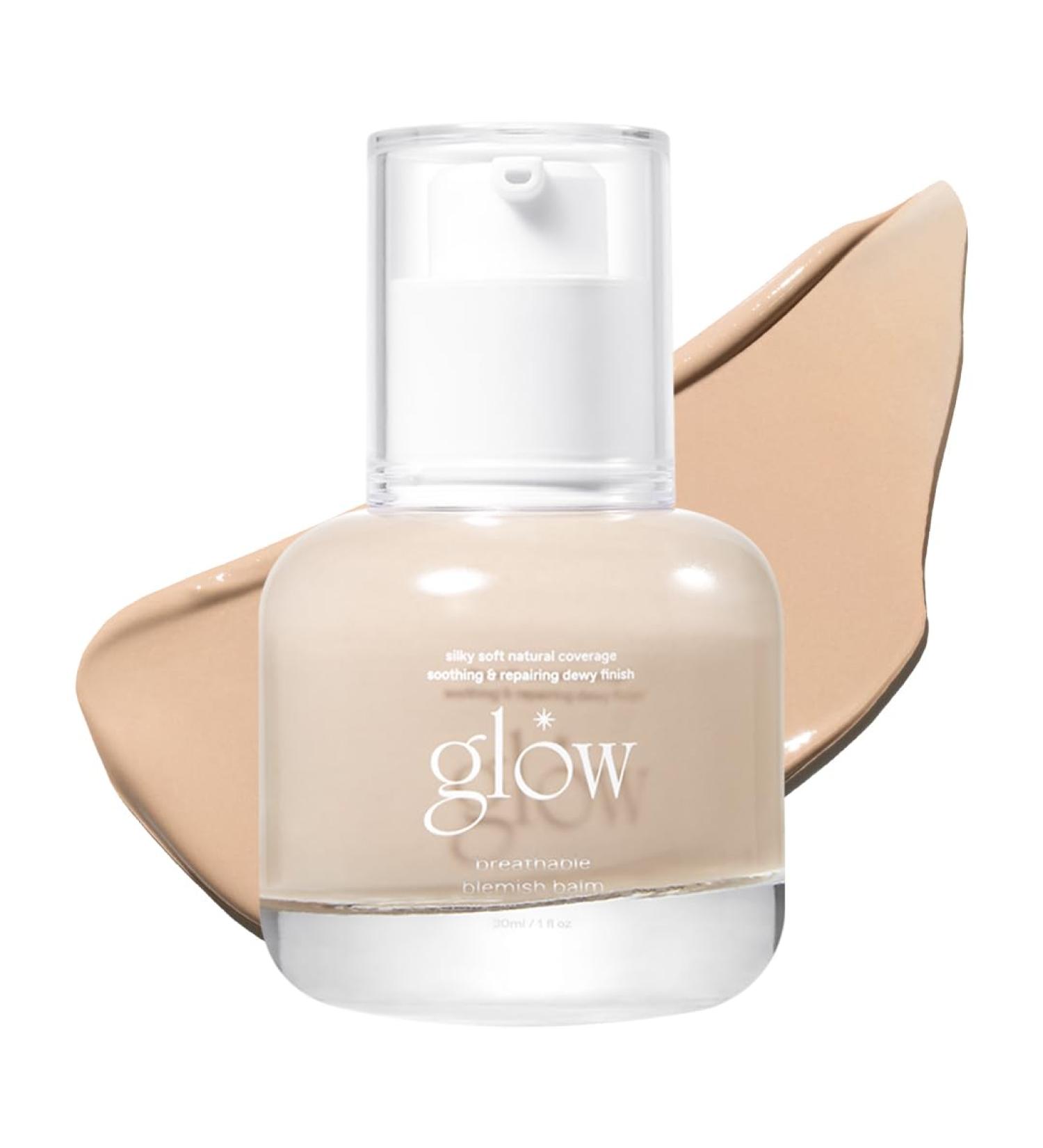 glow breathable blemish balm #one | medium-coverage bb cream & tinted moisturizer | skincare-like finish with green tea leaf water infusion | healthy radiant non-comedogenic | 1 fl oz #02 one 1 Fl Oz (Pack of 1) - Buy Online on GoSupps.com