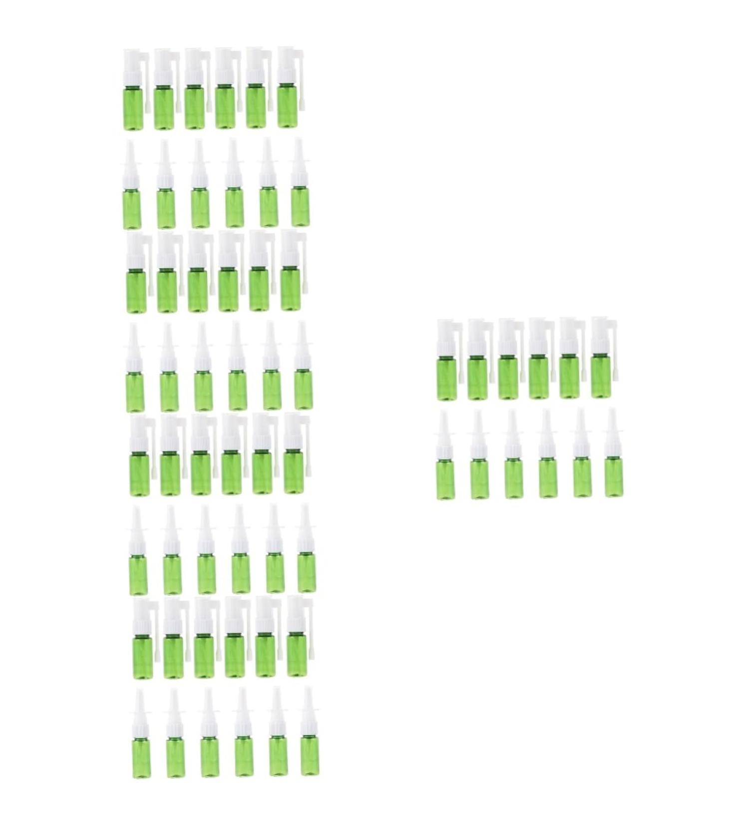 FOMIYES 60 Pcs Spray Bottle Plastic Container - Nasal Saline & Cleaning Spray Bottles - Assorted Colors - 9X2.4X2.4CM - Pack of 5 - Buy Online on GoSupps.com