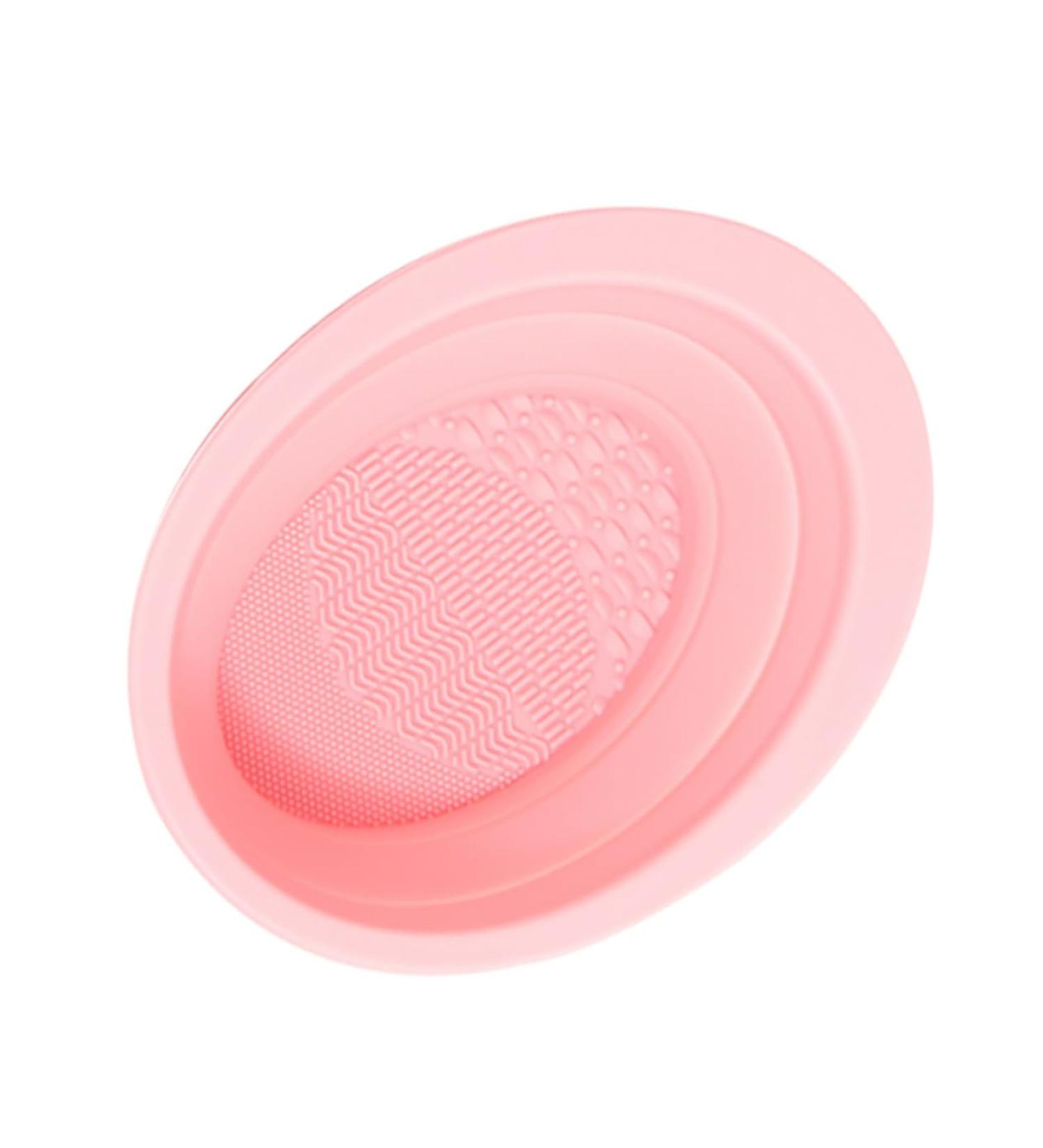 DOITOOL Makeup Brush Scrub Pad Scrubber Cosmetic Brush Makeup Cleaning Mat Makeup Brush Cleaning Pad Brush Cleaning Plate Brush Cleaning Tool Beauty Cleaning Mat Silica Gel Pink - Buy Online on GoSupps.com