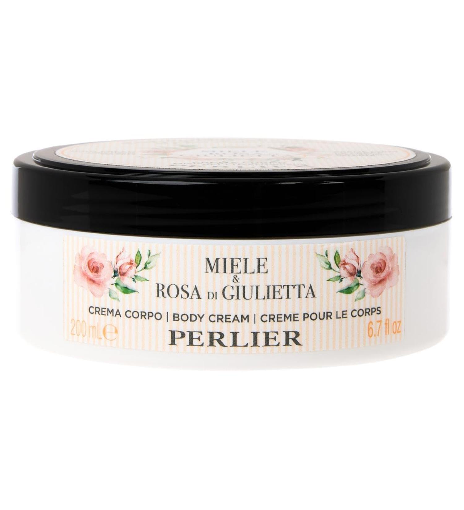 Perlier Miele and Rosa di Giulietta Body Cream 6.7 fl oz