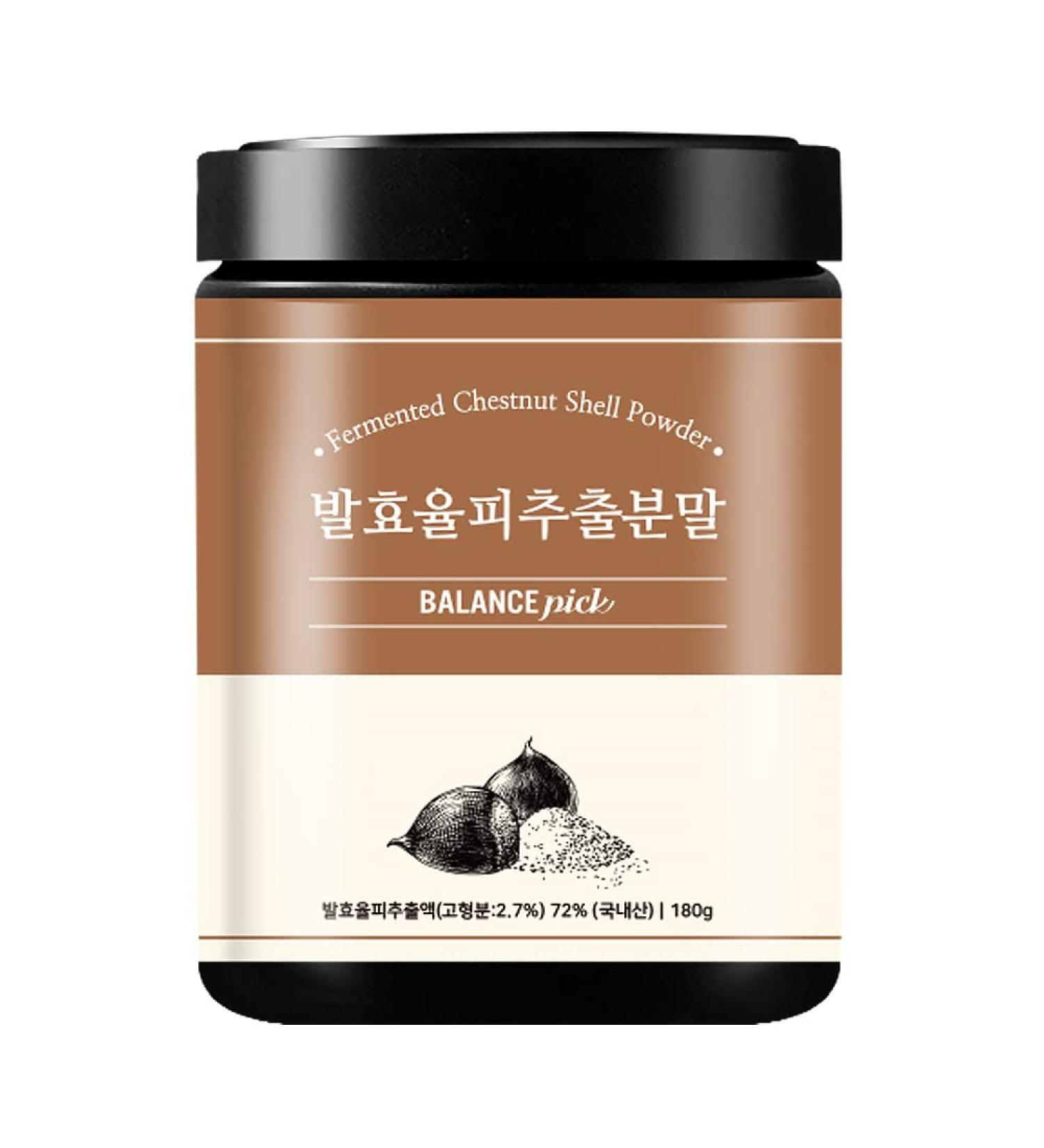 Korean Chestnut Inner Shell Powder 6.35oz - Natural Balance Pick, 180g - Buy Online on GoSupps.com