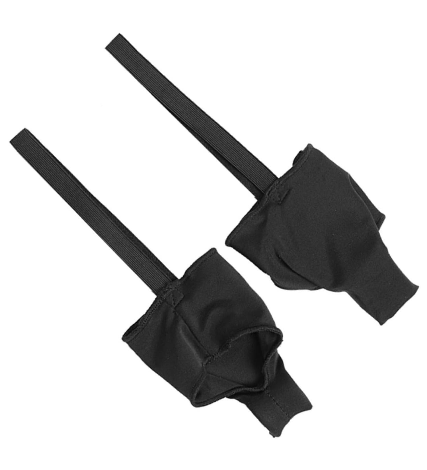 Hallux Valgus Sleeve & Toe Corrector Set - 1 Pair, Black - Toe Separators & Straighteners for Hammer Toe - Hand Cuff Holders - Toe Correcting Tools - 9x6.8cm - Buy Online on GoSupps.com