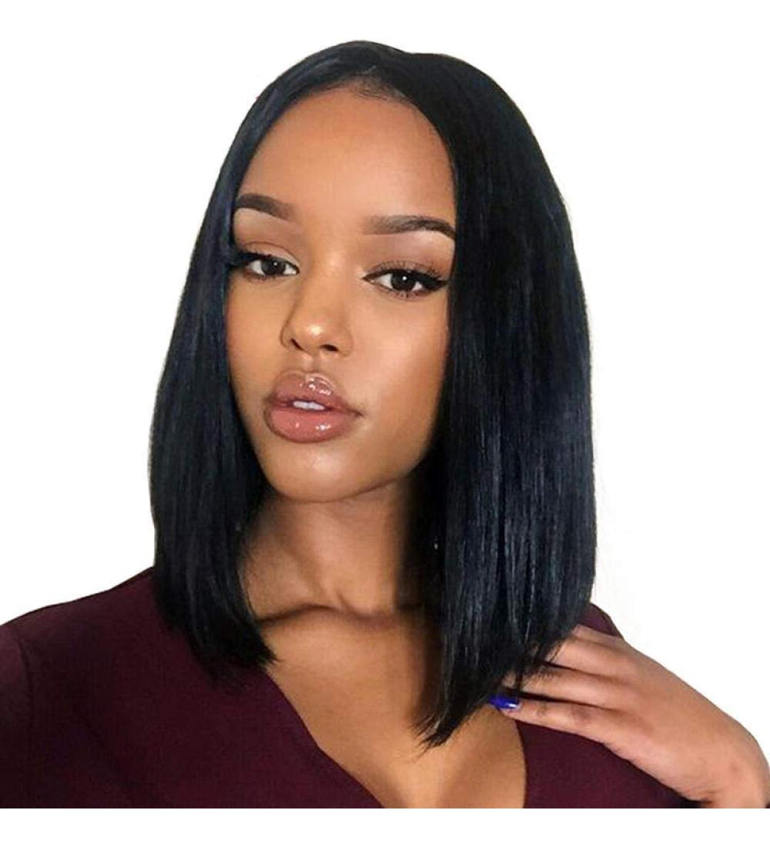 Shop European & American Women's Long Straight Black Wigs | Fashionable Linen Light Brown Styles - International Shipping Available! - Buy Online on GoSupps.com
