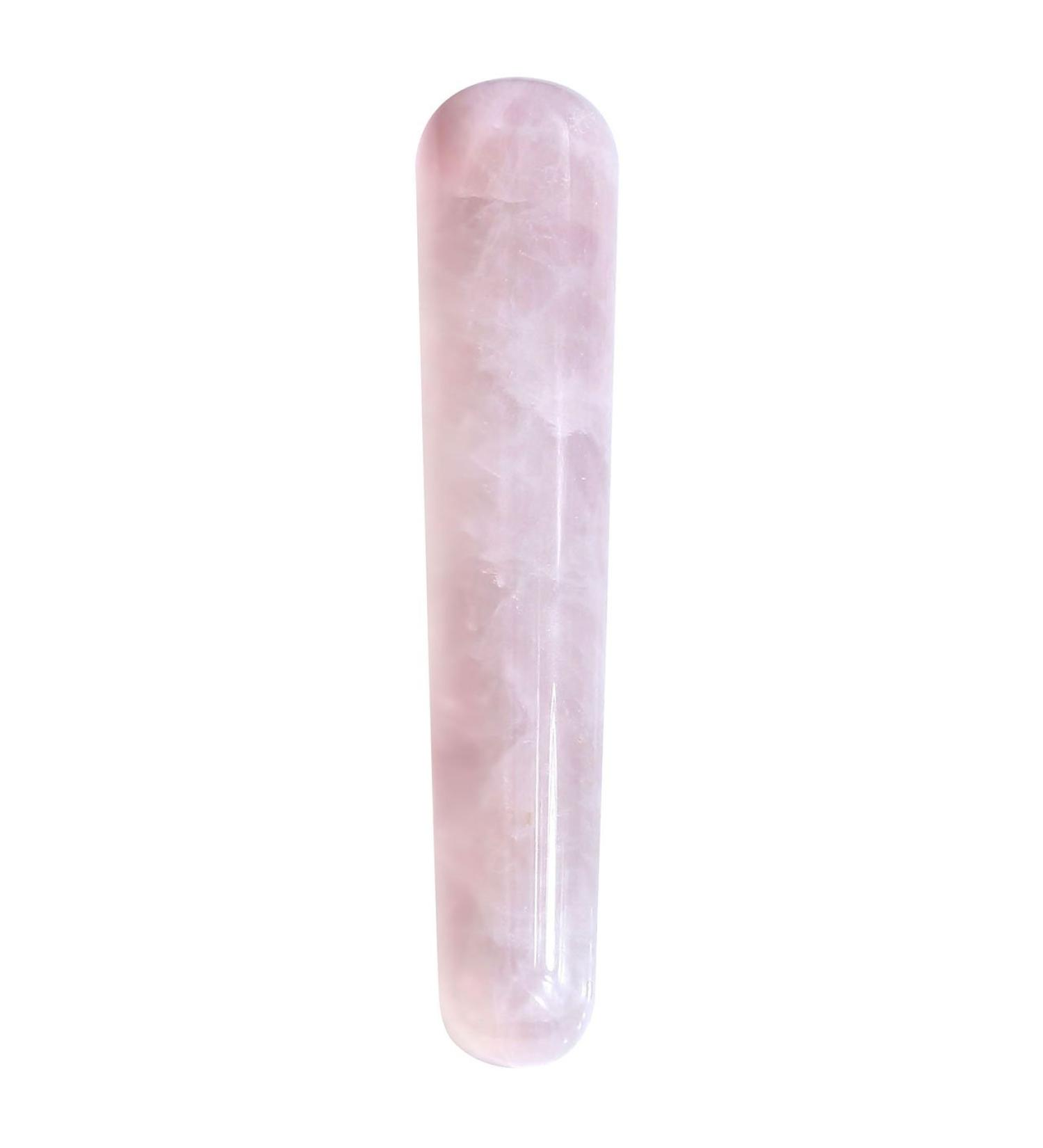JSDDE Rose Quartz Massage Sticks | Gua Sha Therapy Wand for Acupuncture | International Shipping Available - Buy Online on GoSupps.com